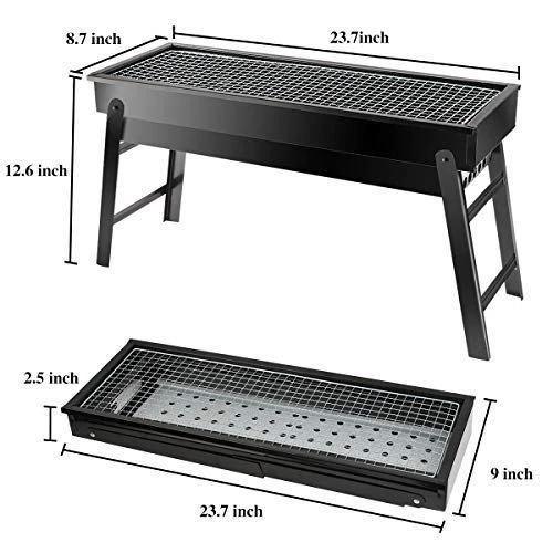 2225 Folding Portable Barbeque Bbq Grill Set For Outdoor And Home - 69kart