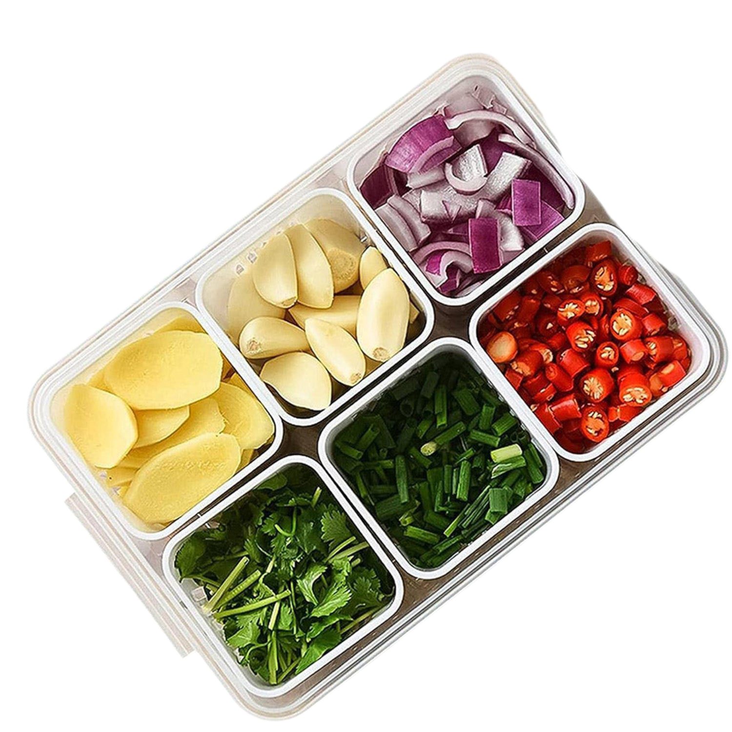 Fridge Storage Boxes Freezer Storage Containers Container For Kitchen Storage Set Storage In Kitchen Vegetable Storage Draining Crisper Refrigerator Food Box (1 Pc)