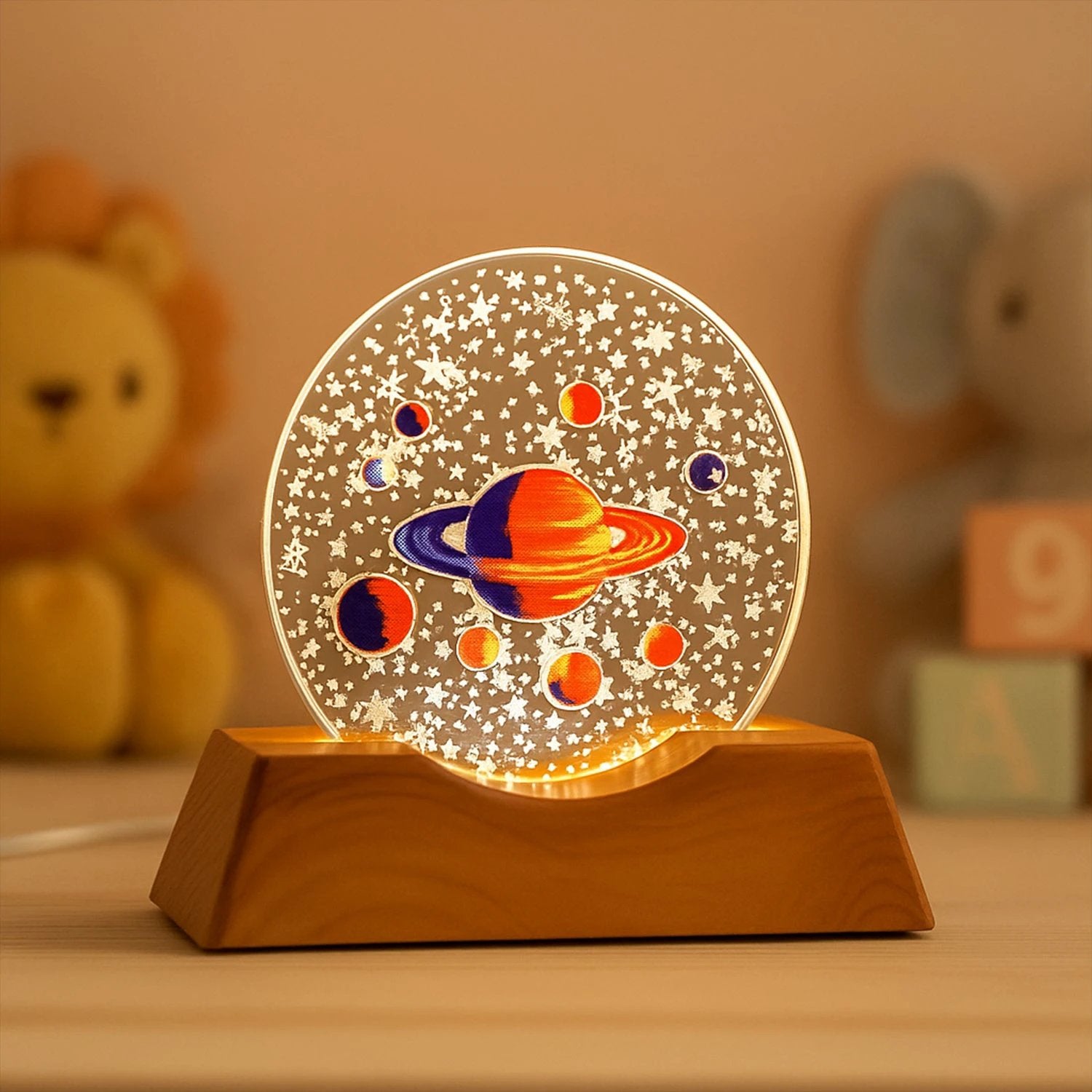 3d Creative Visualization Lamp Led Night Ligh (1 Pc) by Wukusy