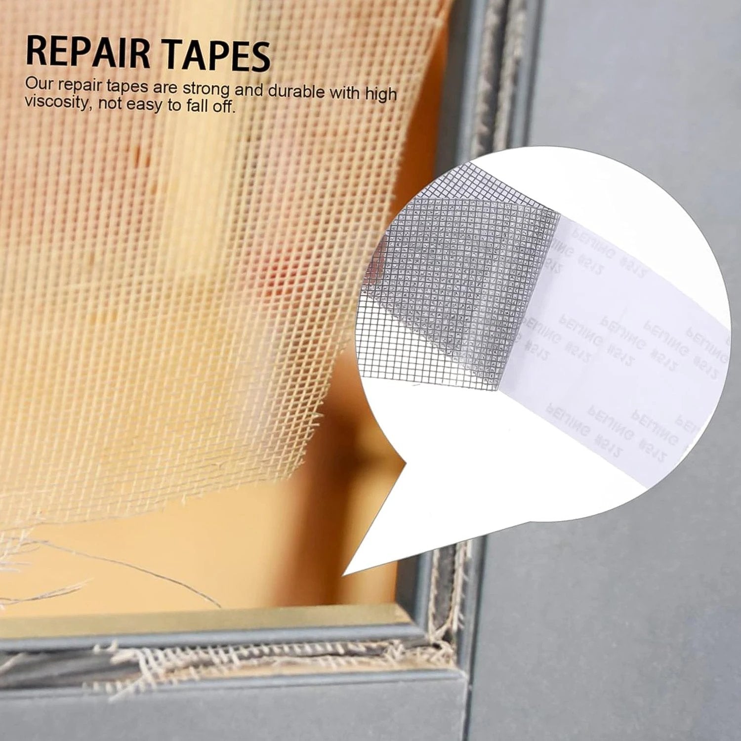 Self-adhesive Mosquito Net Repair Tape 2m X 5cm Roll 1 Pc by Wukusy