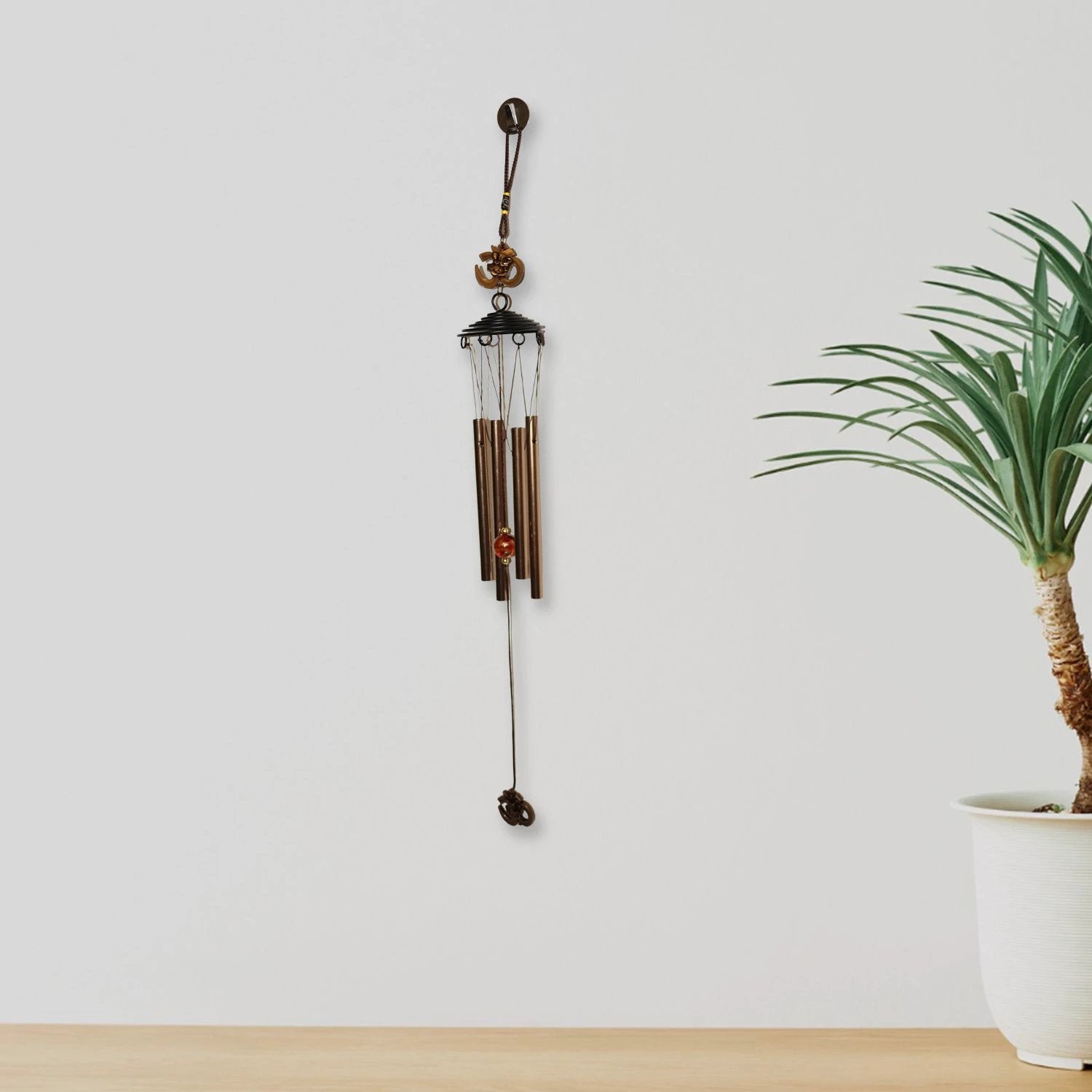 Metal Wind Chime with Om Symbol by Wukusy