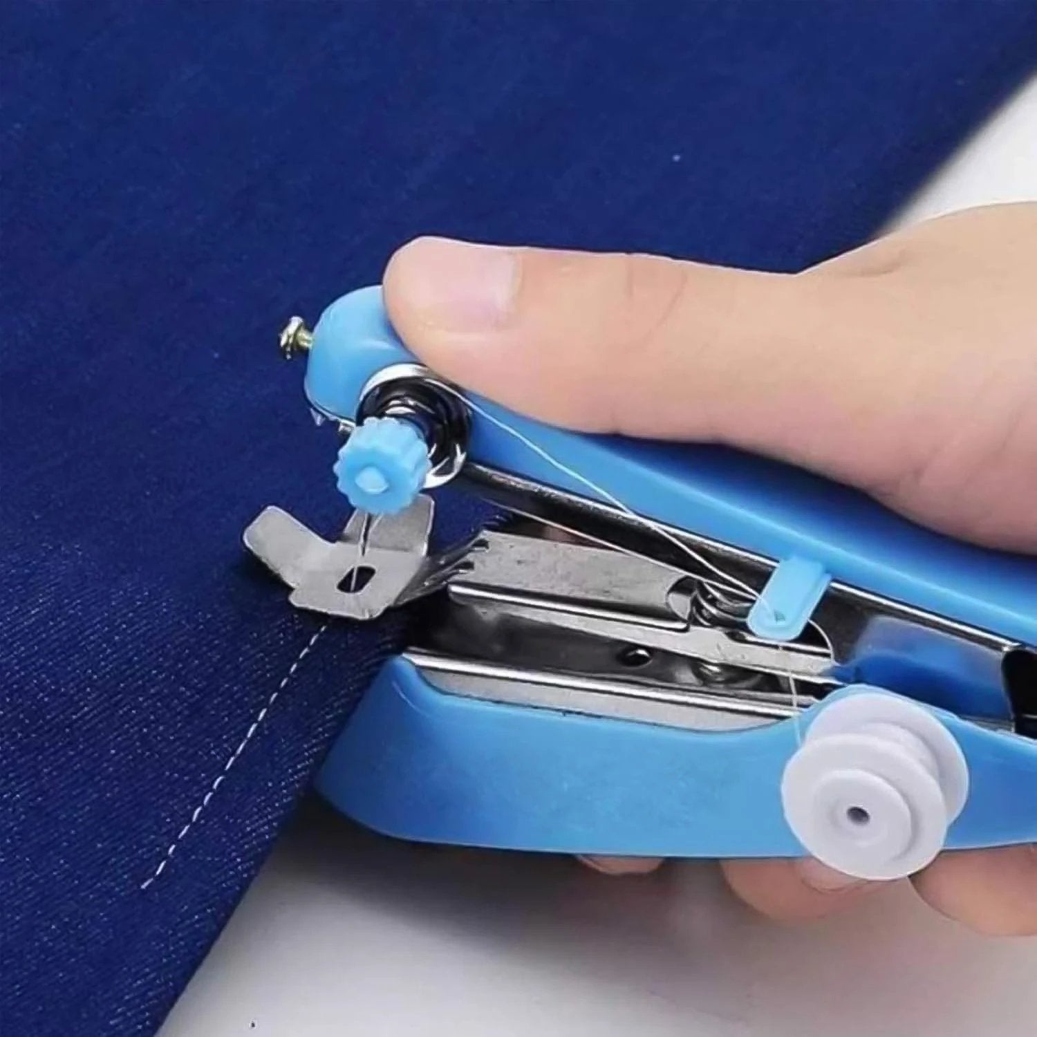 1237 Handy Stitching Stapler Machine Pocket Portable Mini Sewing Cordless Hand-operated Manual Stitch Stapler Sillai Machine For Garment Cloth - 69kart