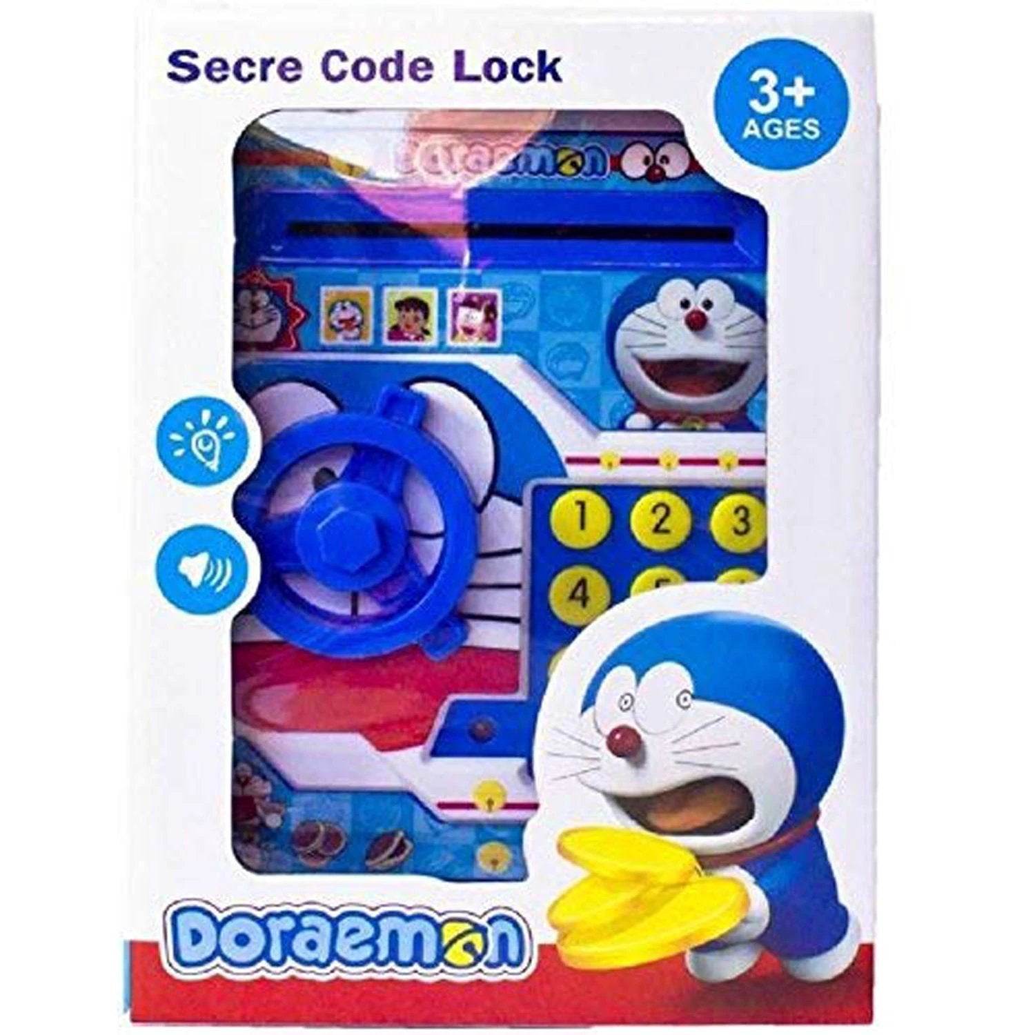 4508 Money Safe Atm Kids Piggy Savings Bank With Electronic Lock Piggy Bank Atm With Password Cartoon Piggy Bank For Kids - 69kart
