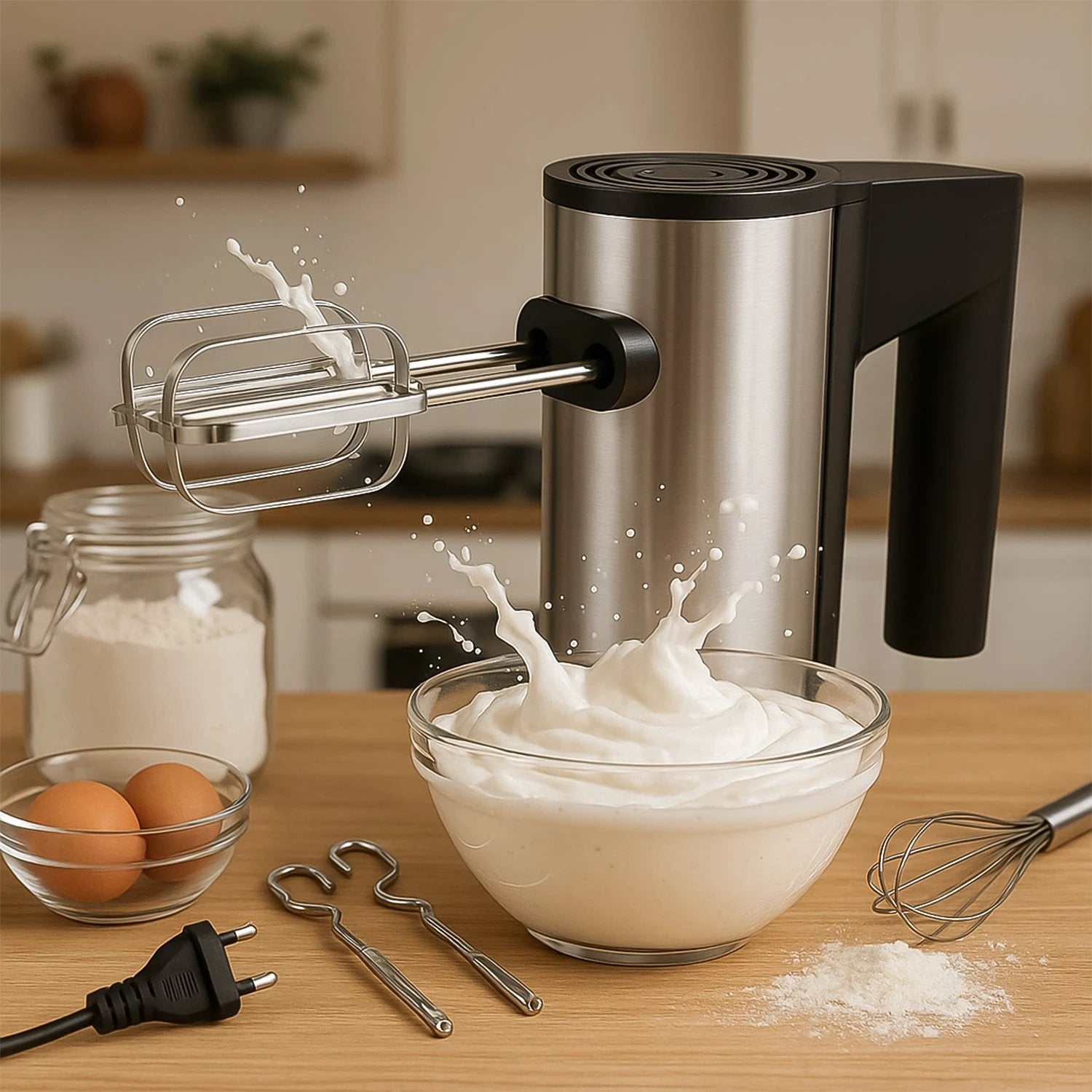 Orbit Stainless Steel Electric Hand Mixer - 450w by Wukusy