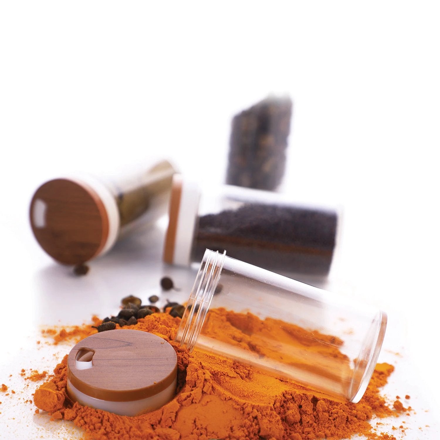8118 Ganesh 12-jar Revolving Spice Rack Masala Box - 69KART