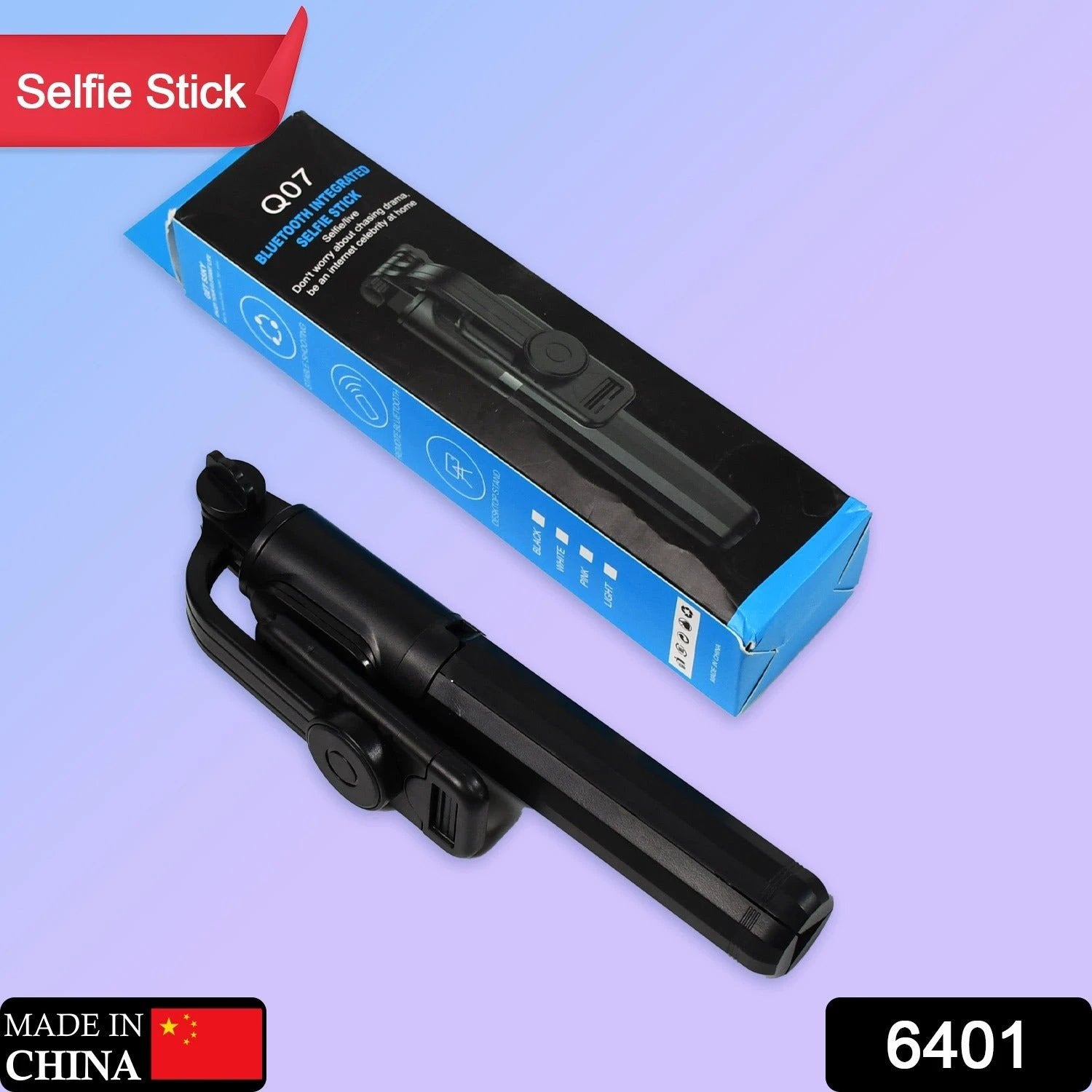6401 Bluetooth Selfie Stick Portable Phone Tripod Stand For Mobile by Wukusy