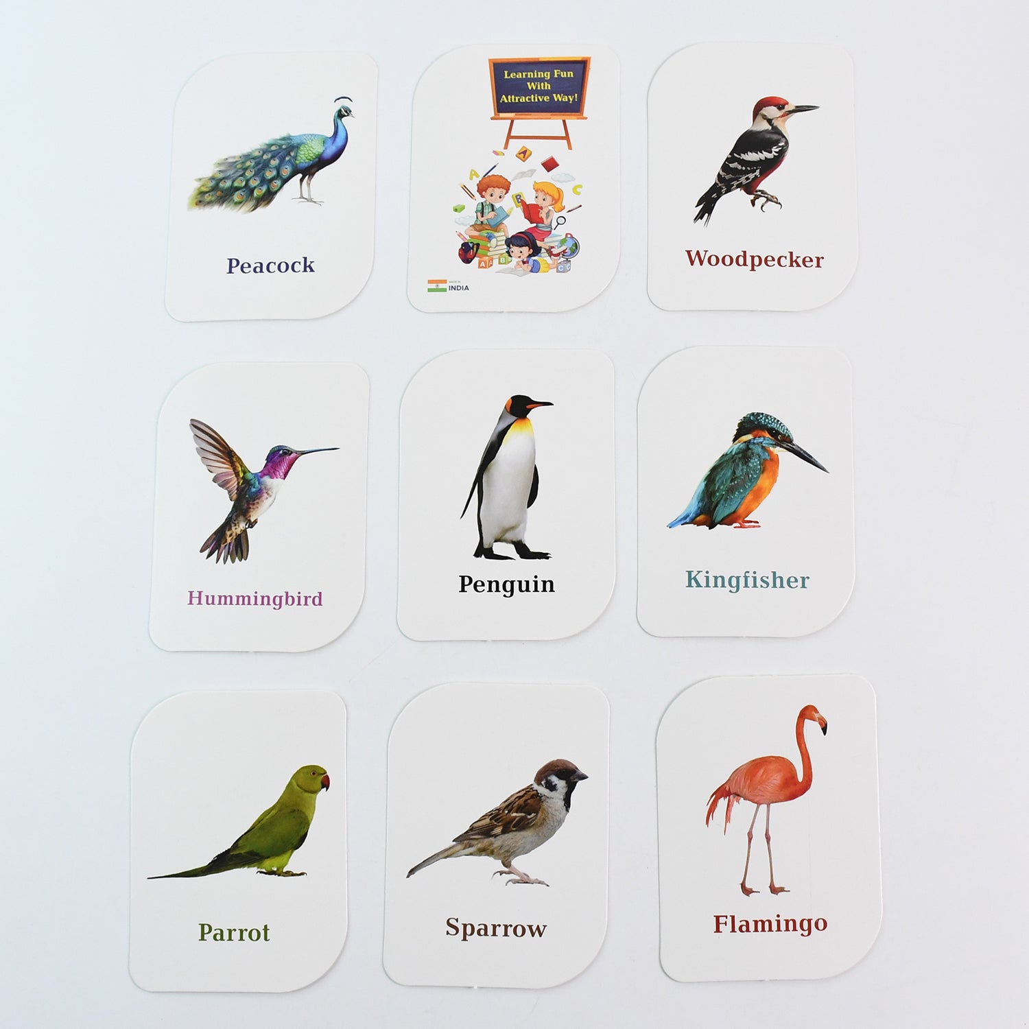 Birds Flashcards 32-piece