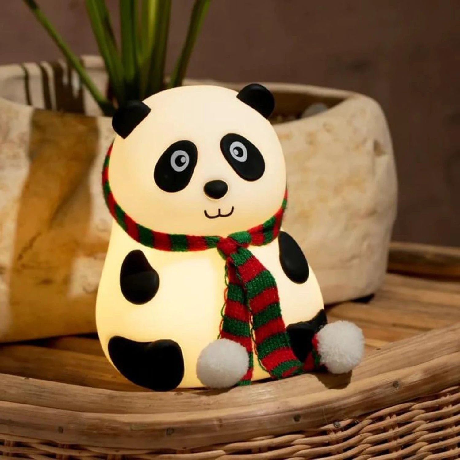 Panda 7-color Led Silicone Touch Lamp (1 Pc) by Wukusy