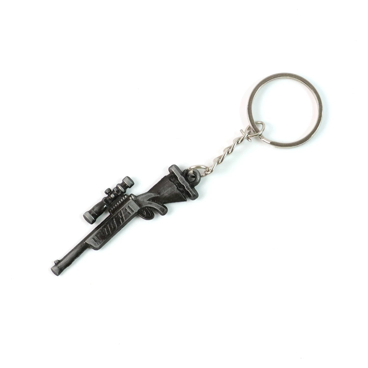 Metal Rifle Gun Shape Keychain by Wukusy