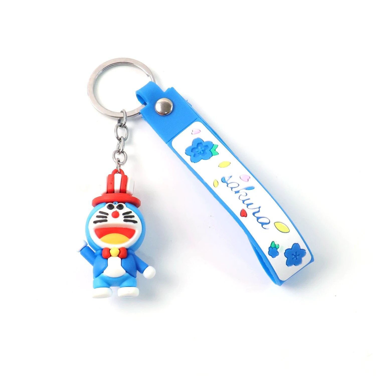 Cute Silicone 3d Key Chain With Metal Hook  Strap (Pack Of 1) - 69KART