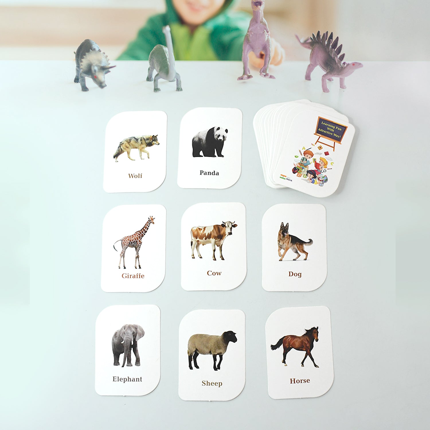 Animal Flash Cards 32-piece