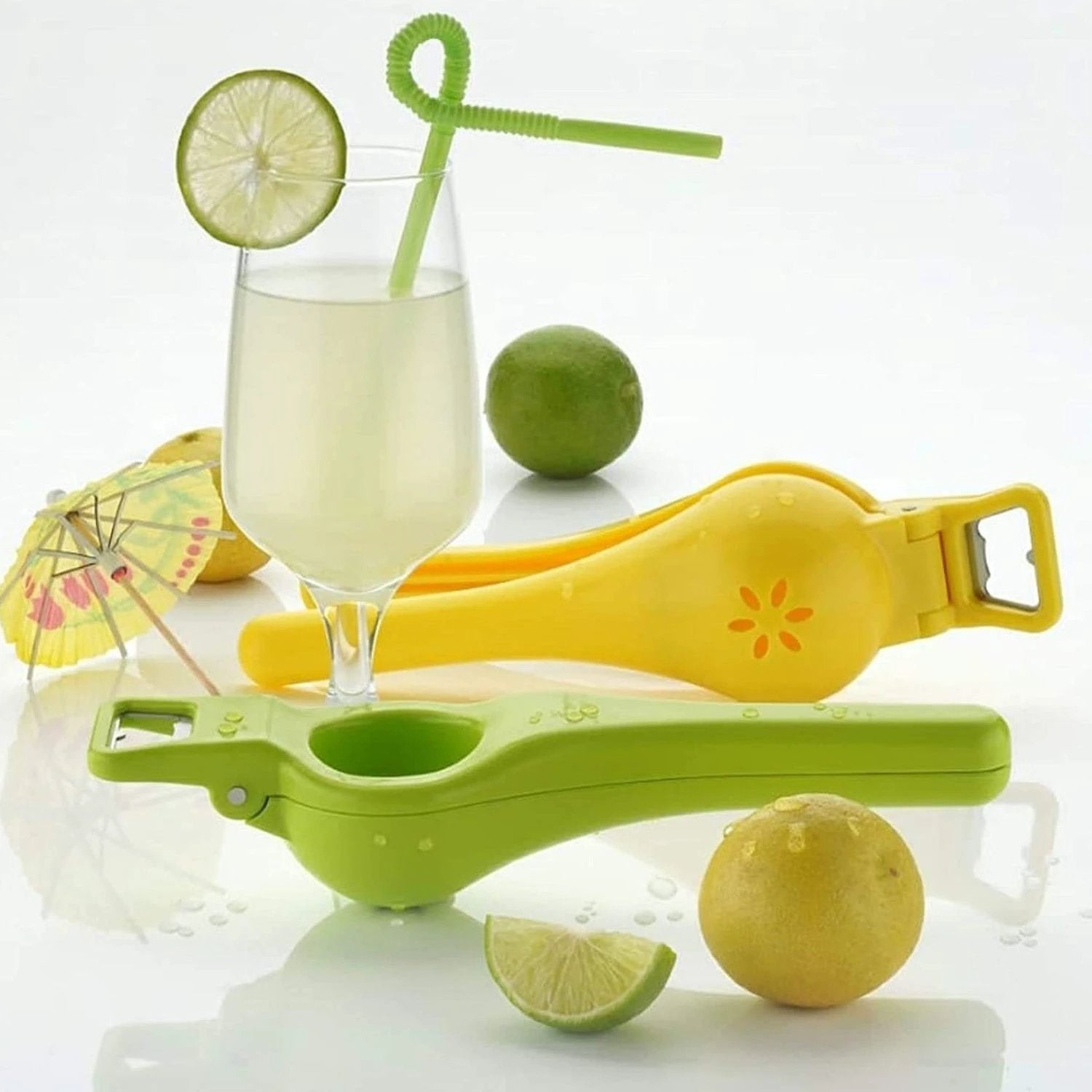 2176 Kitchen 2 In 1 Unbreakable Lemon Squeezer And Bottle Opener (1 Pc) - 69kart