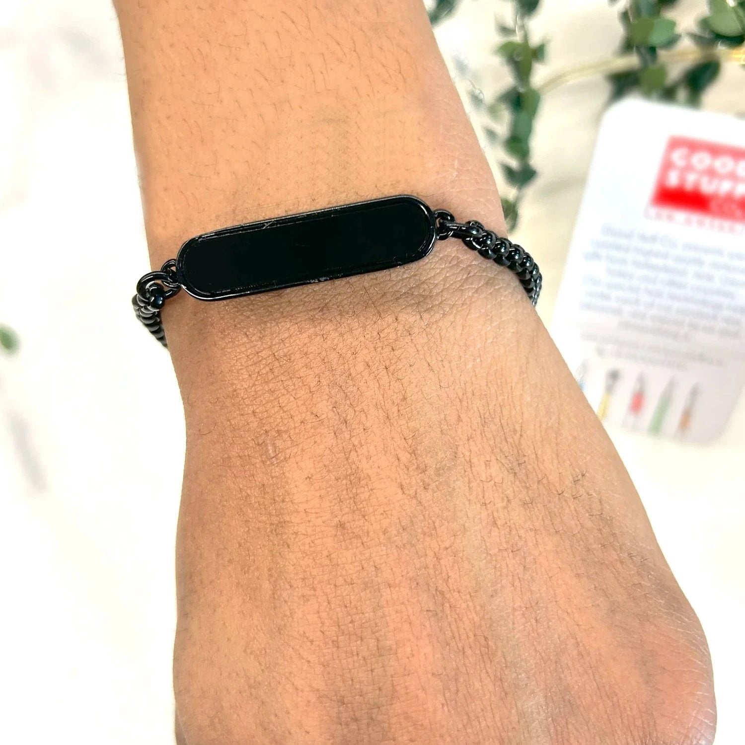 Black Bracelet Rakhi Gift Bracelet (1 Pc) - 69KART
