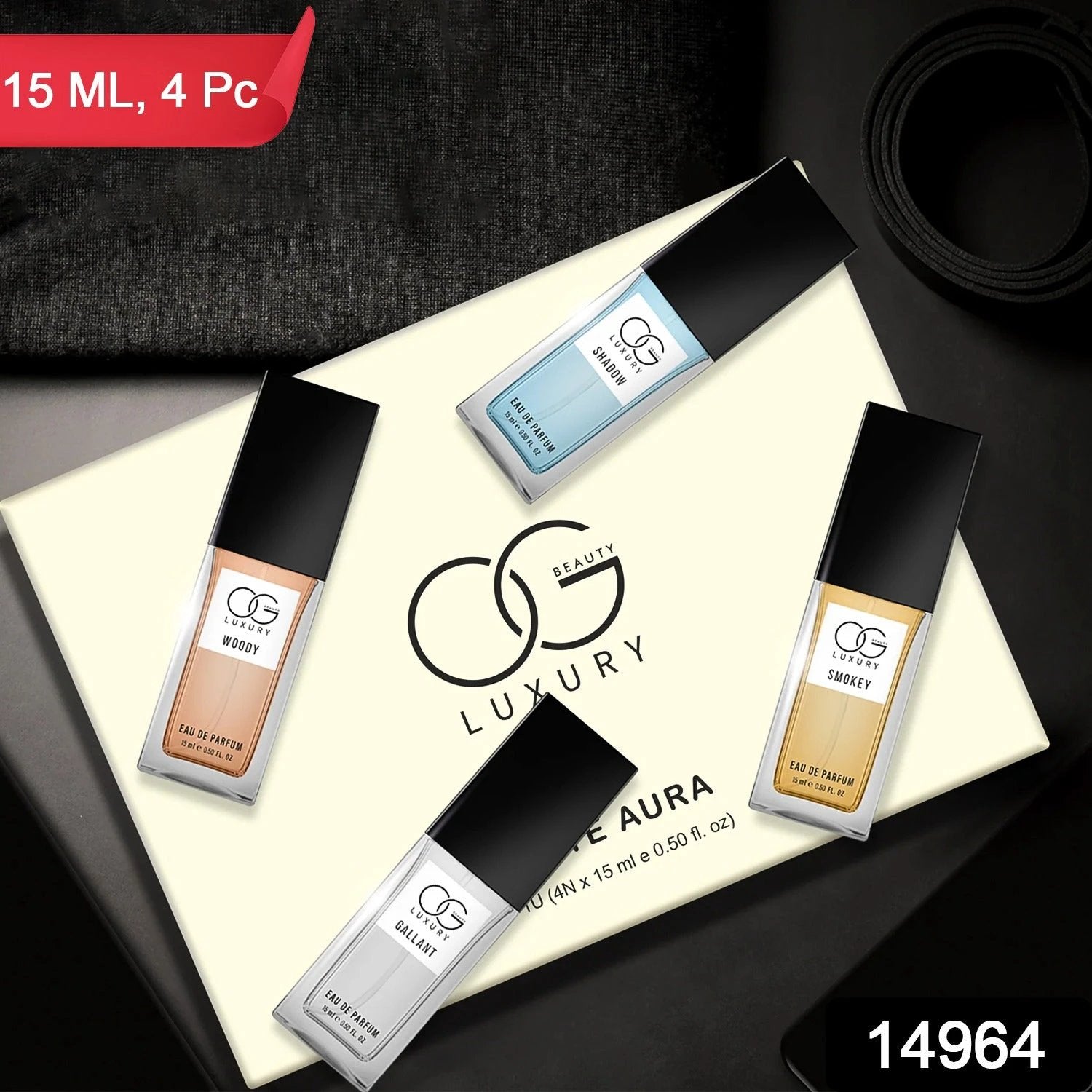 Og Luxury Perfume Gift Set Eau De Parfum Collection (15 Ml  4 Pc) - 69KART