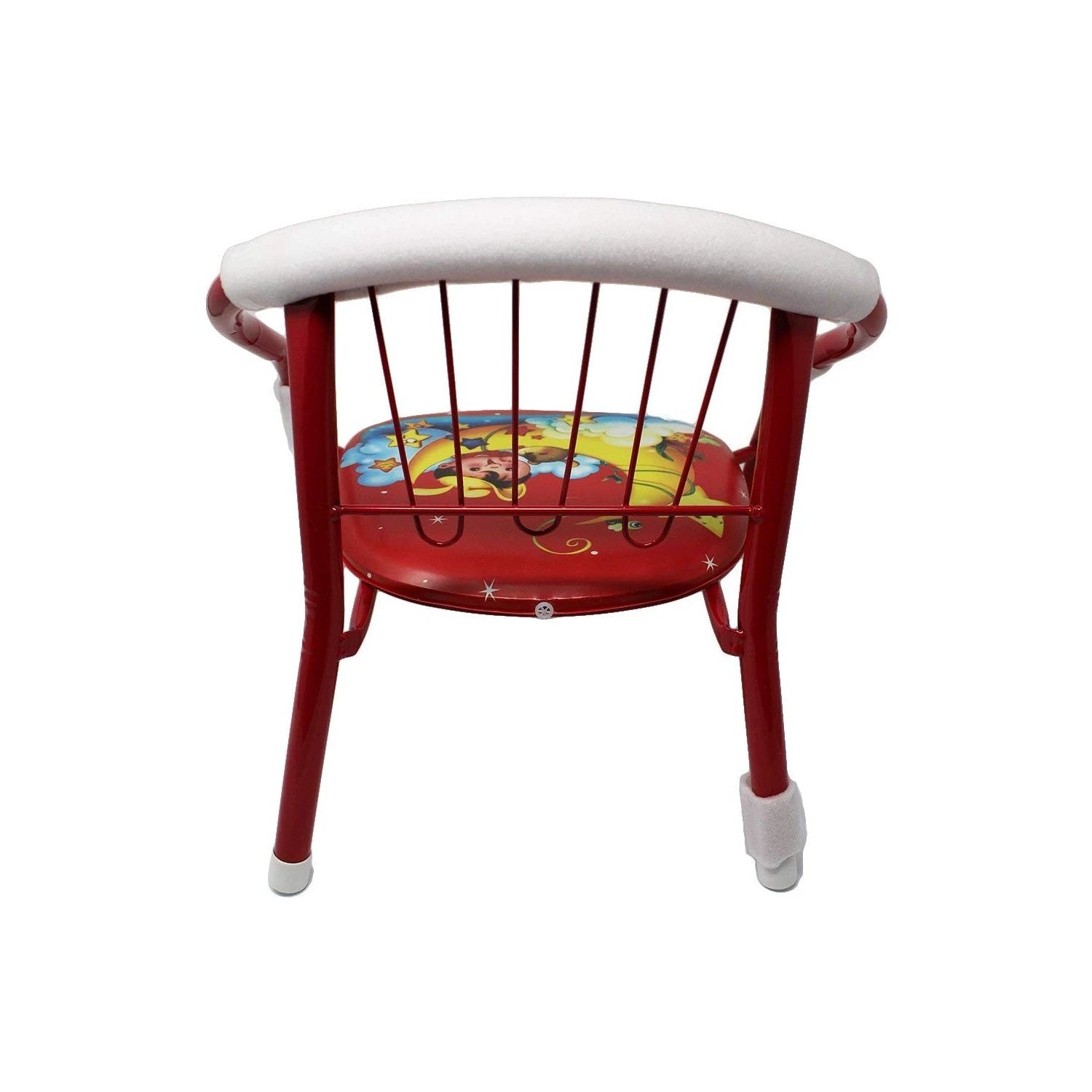1257 Multicolor Cartoon Design Baby Chair With Metal Backrest Frame Sound Seated Soft Cushion For Kids Toddlers (Moq - 4 Pcs) by Wukusy