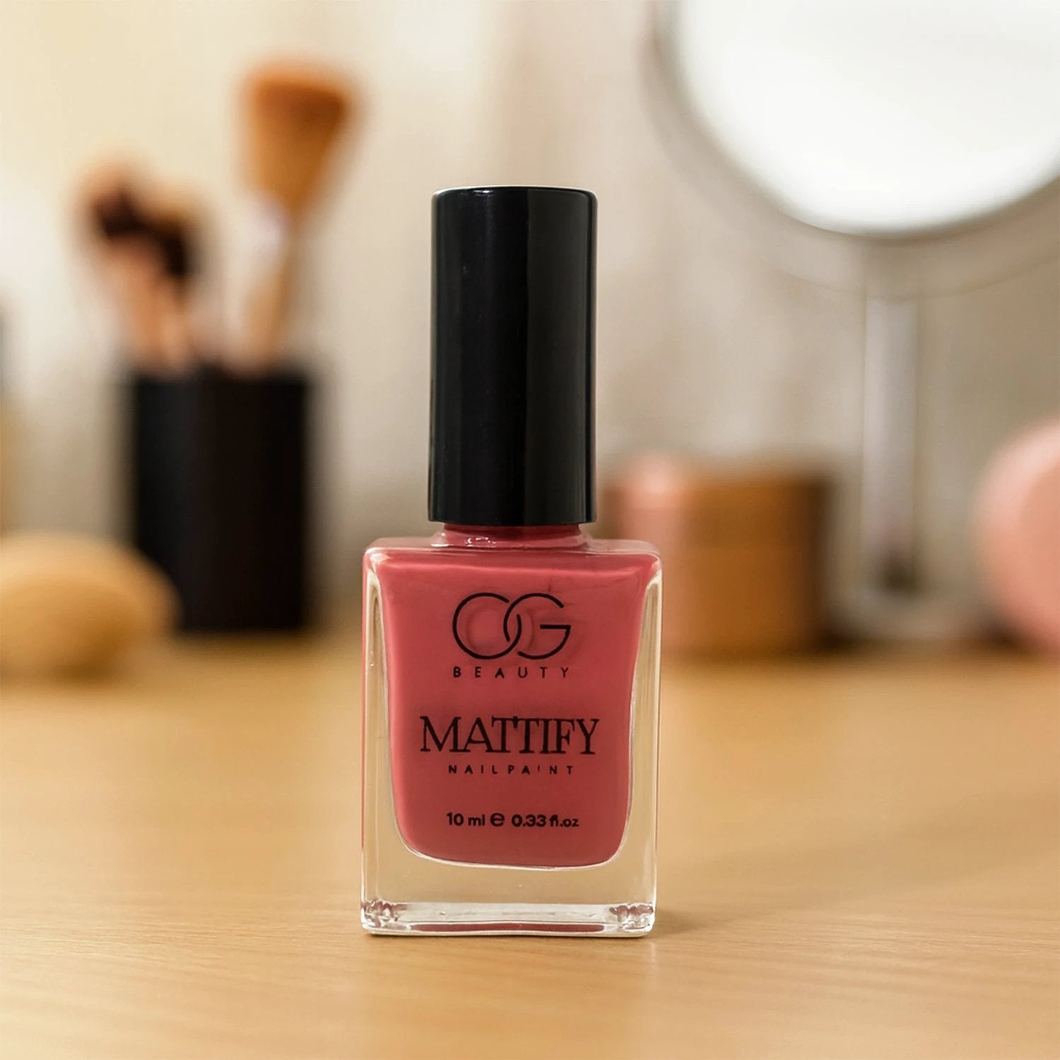 Og Beauty Perfect Pink Mattify Nail Paint (10 Ml  1 Pc) - 69KART
