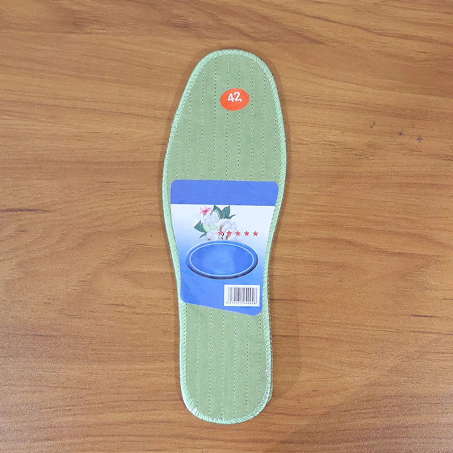 Premium Comfort Shoe Insoles For Daily Foot Support Size 42 (1 Pair Mix Design) by Wukusy