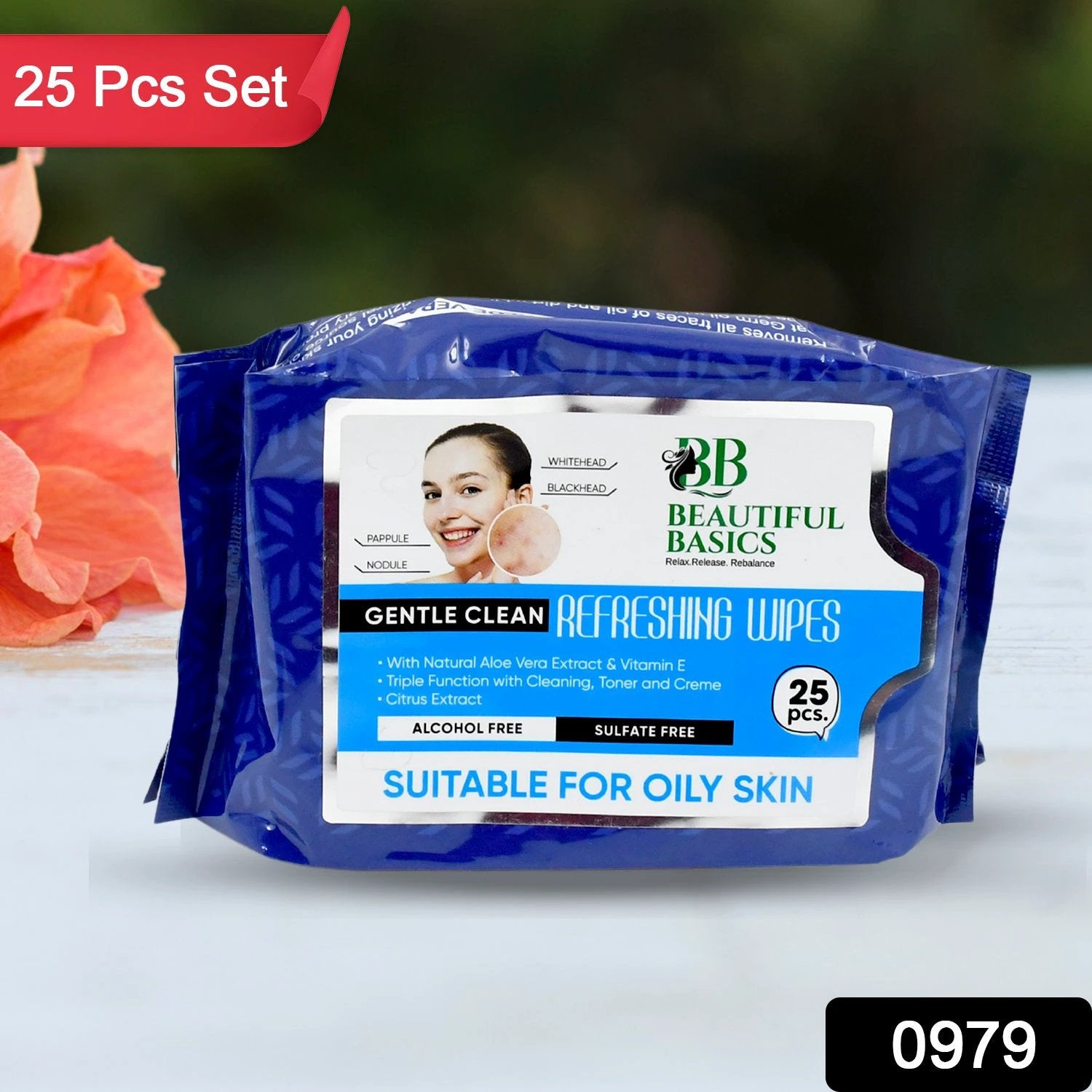 Refreshing Wet Wipes For Face Facial Cleansing Refreshing Skin Hydration Soothing For Skin Ph Balance Alcohol Free Nourishing With Fruit Extract 25 Wipes by Wukusy