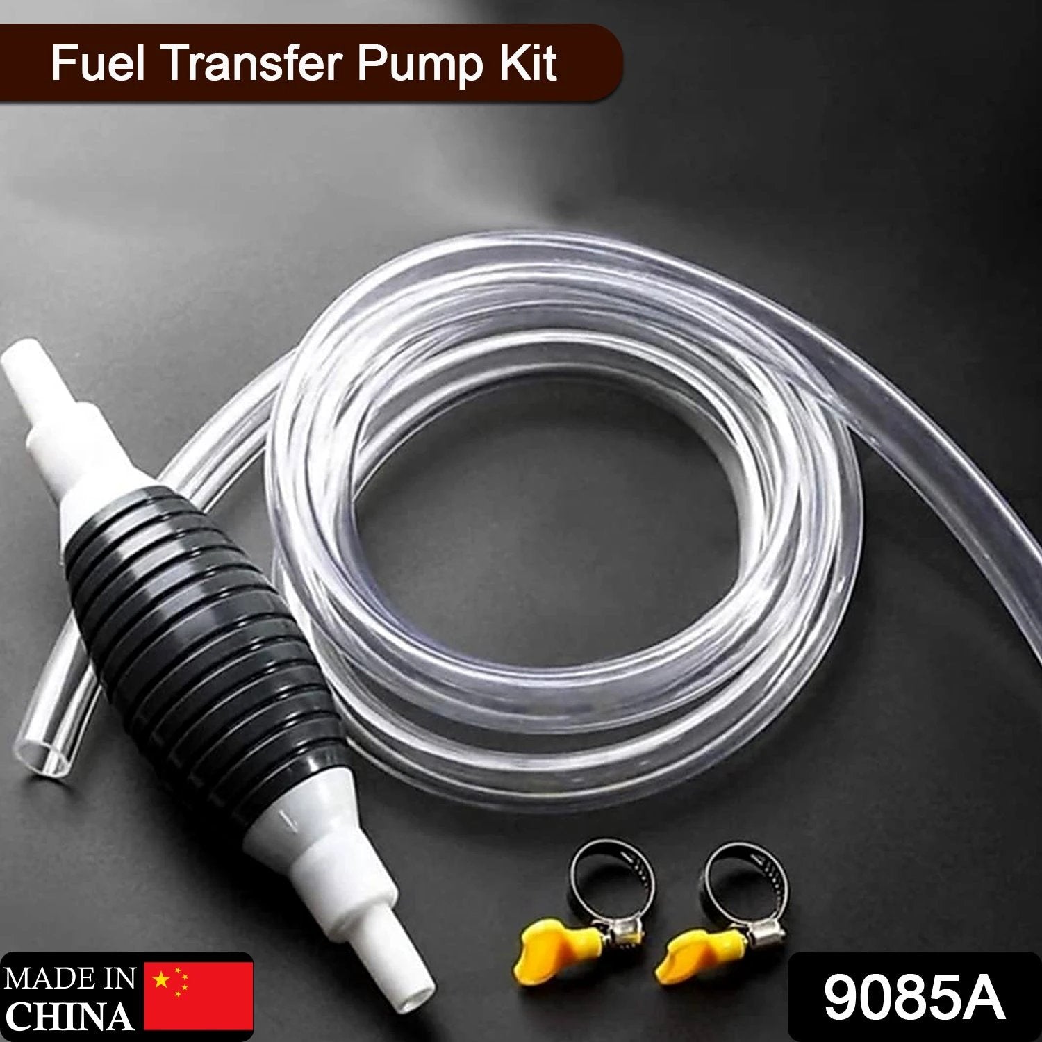 9085a Fuel Transfer Pump Kit High Flow Siphon Hand Oil Pump Portable Manual Car Fuel Pump For Petrol Diesel Oil Liquid Water Transfer Pump - 69KART