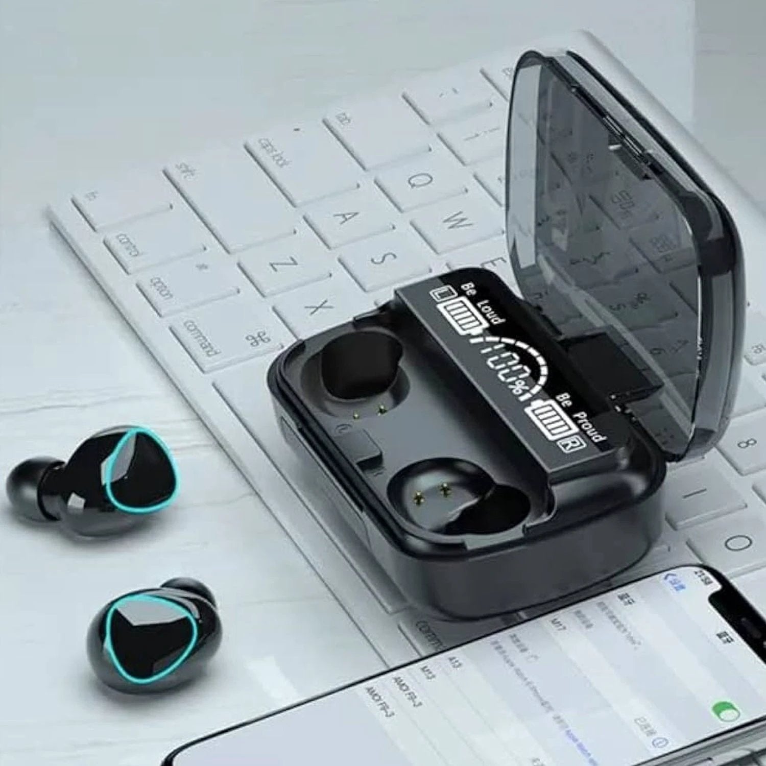 6644 Newest Wireless In Ear Earbuds Bluetooth 5.0 Headphones Mini Stereo Earbuds Sport Headset Bass Sound Built-in Micphone by Wukusy