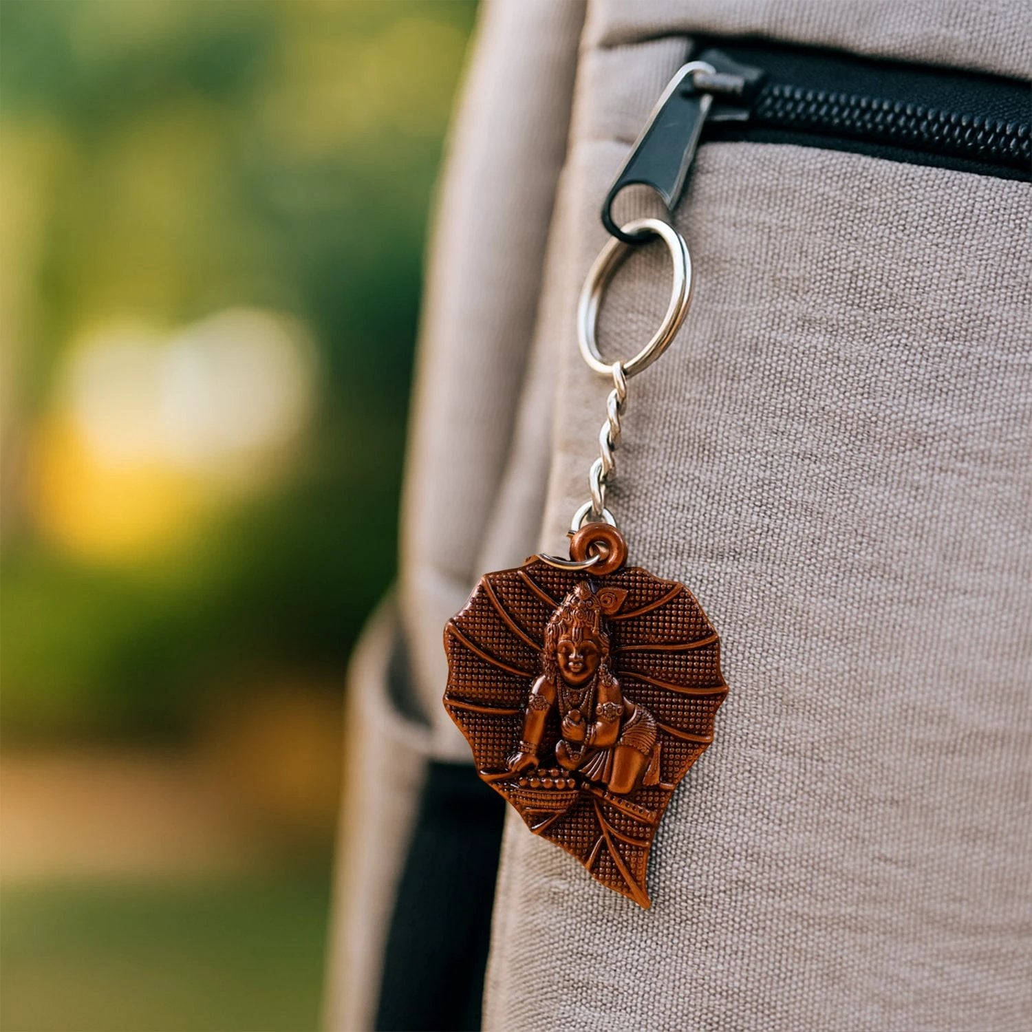 Premium Antique-Finish Metal Keychain by Wukusy