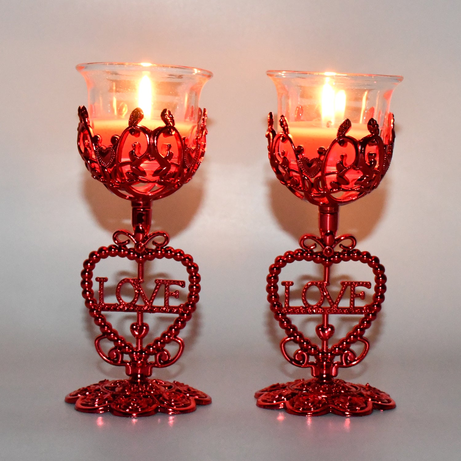Lights Holder Candle Stand (2 Pc Set)