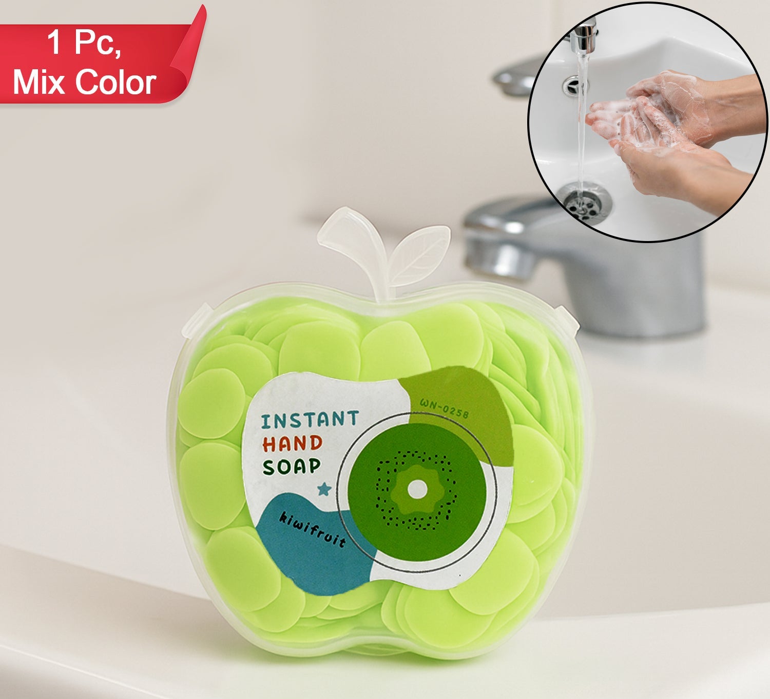 Instant Hand Paper Soap (1 Pc)