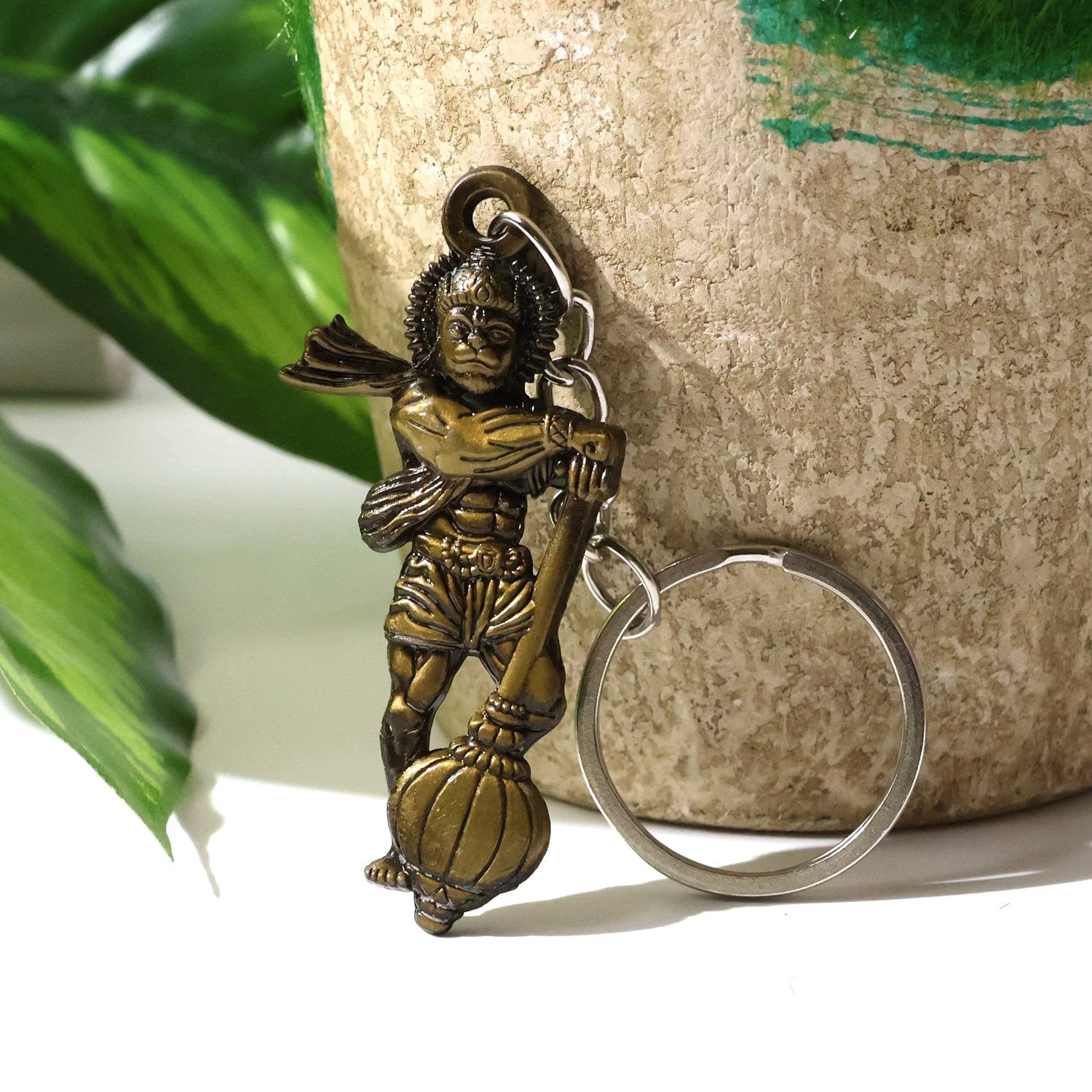 Lord Hanuman Metal Keychain by Wukusy