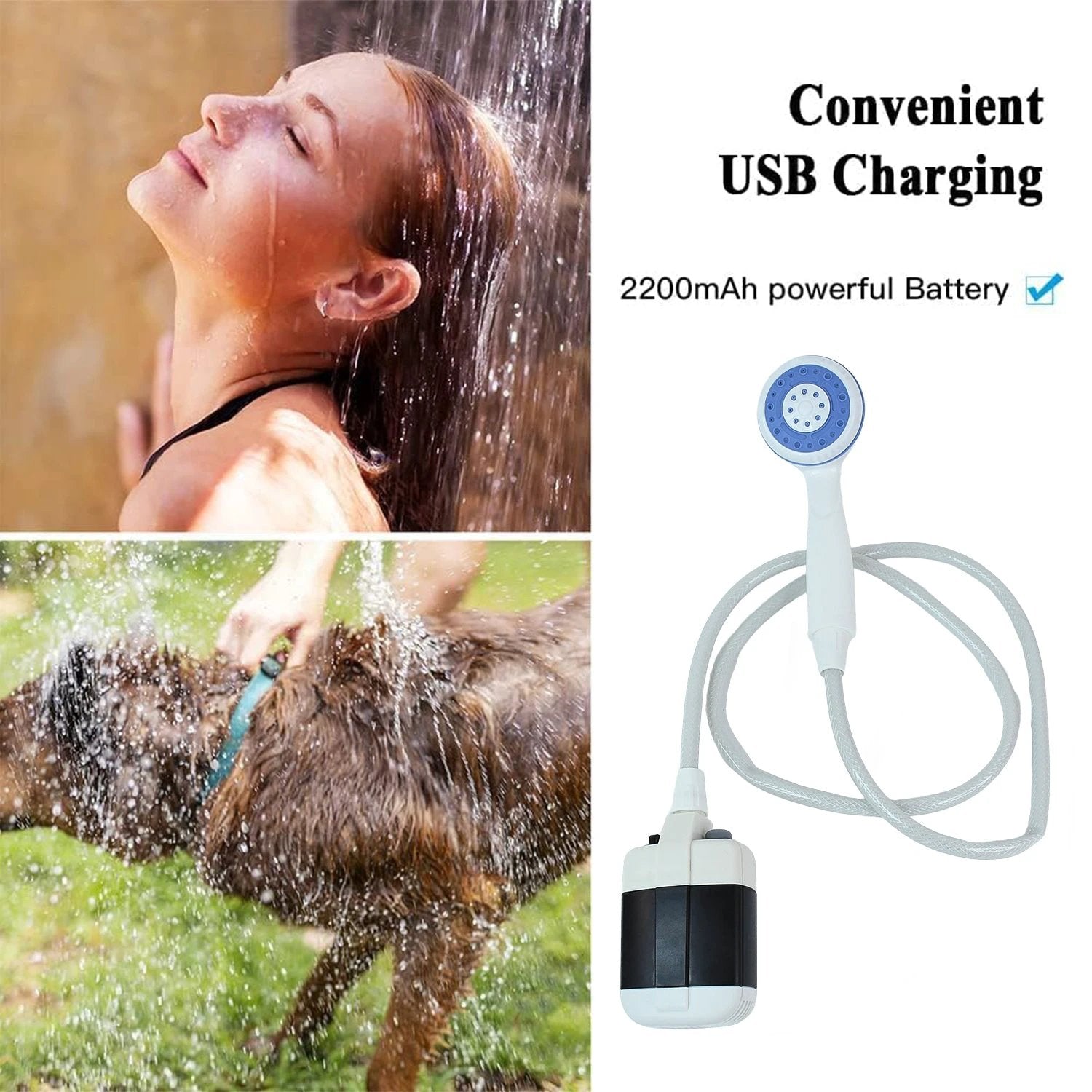 Portable Outdoor Shower Kit (1 Set) - 69kart