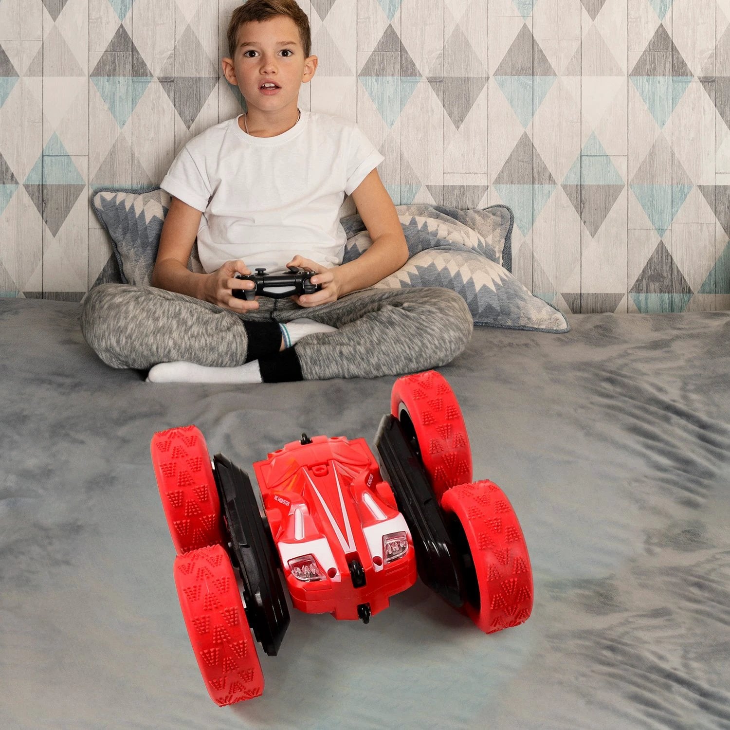 Remote Control Car Double Sided Fast Stunt Car (1 Set) - 69kart