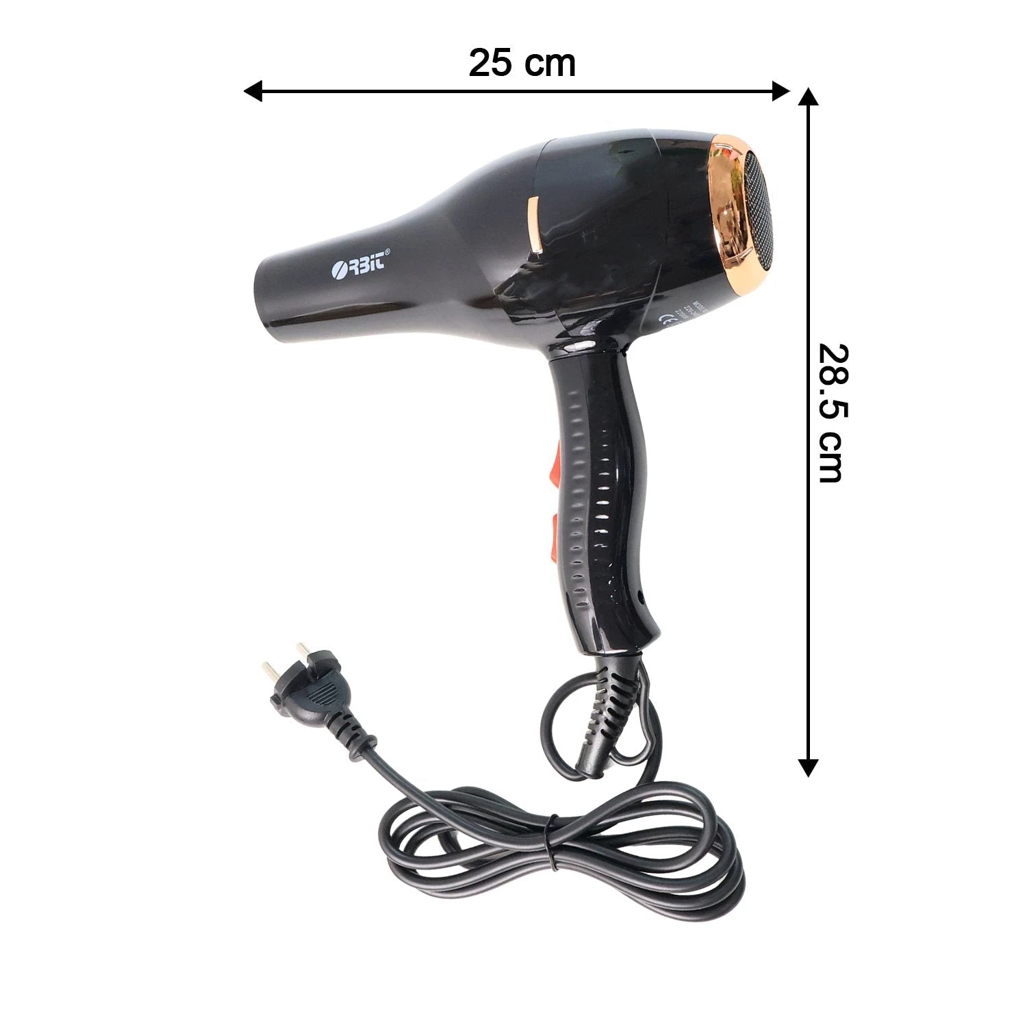 Orbit Professional Electric Hair Dryer With Concentrator Nozzle (1 Pc) - 69kart