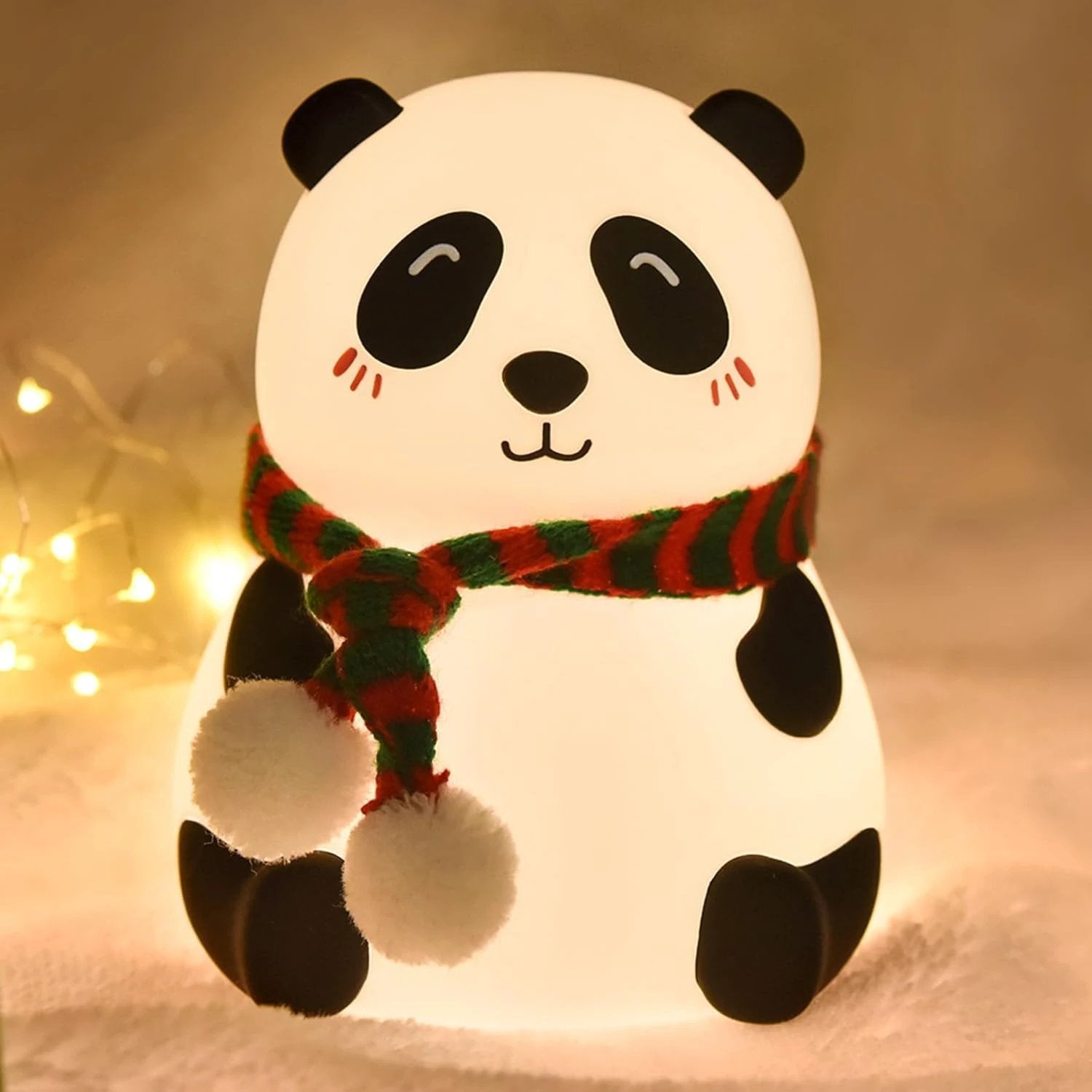 Panda 7-color Led Silicone Touch Lamp (1 Pc) by Wukusy