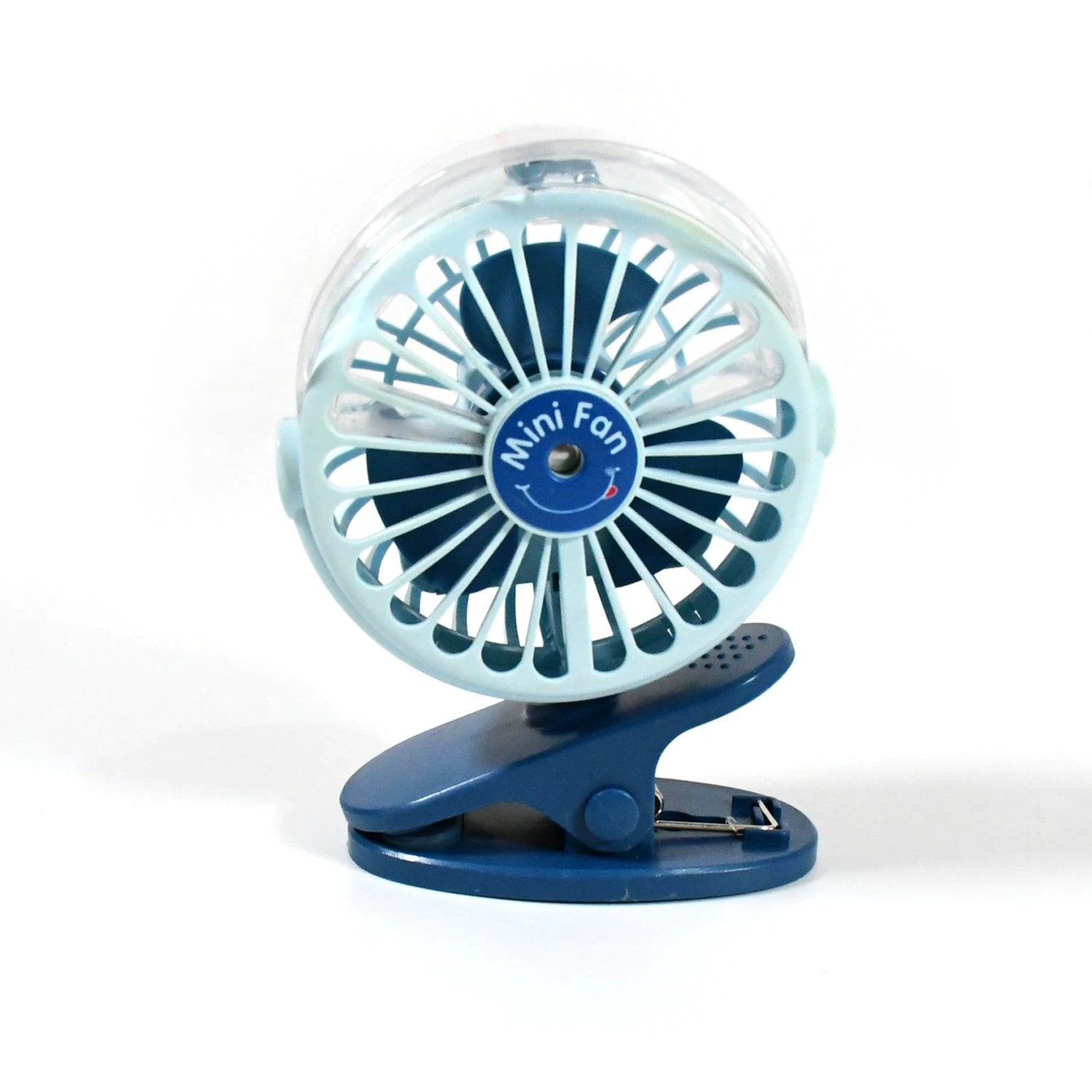17930 Portable Clip-on Fan Battery Operated With Light  Spray Small Yet Powerful Usb Table Fan 3-speed Quiet Rechargeable Mini Desk Fan 360 Rotation Personal Cooling Fan For Home Office Camping - 69kart