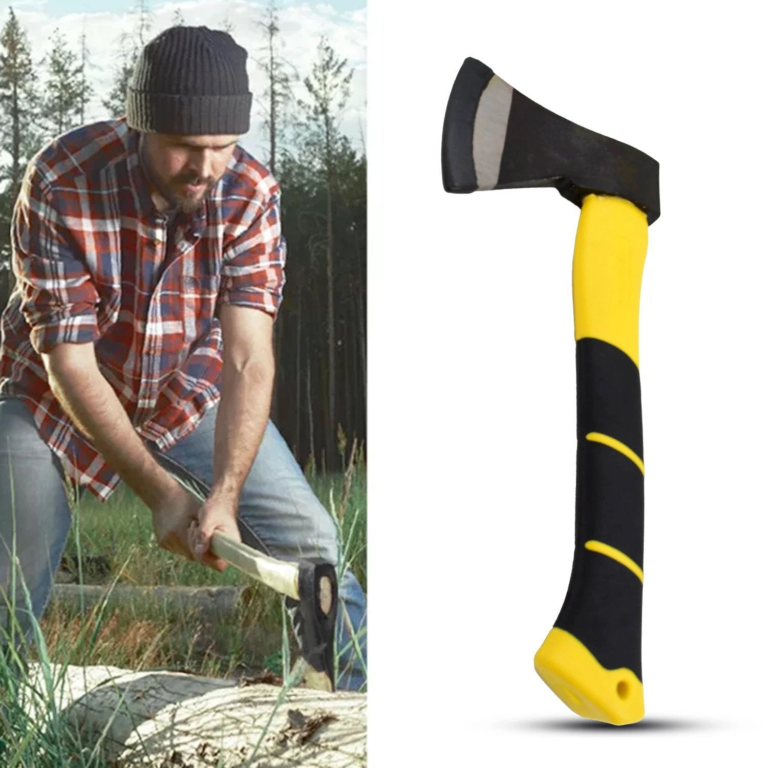 Gardening Tools Hatchet Axe Pick Axe (537 Gm) - 69KART