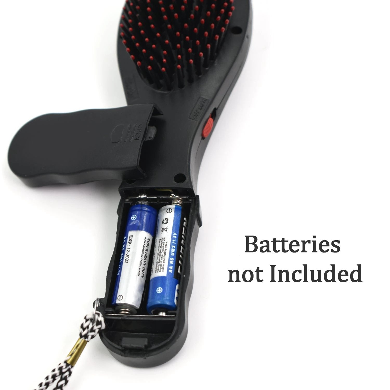 6174 Electric Vibrating Massager Comb Hair Brush Comb Massager by Wukusy