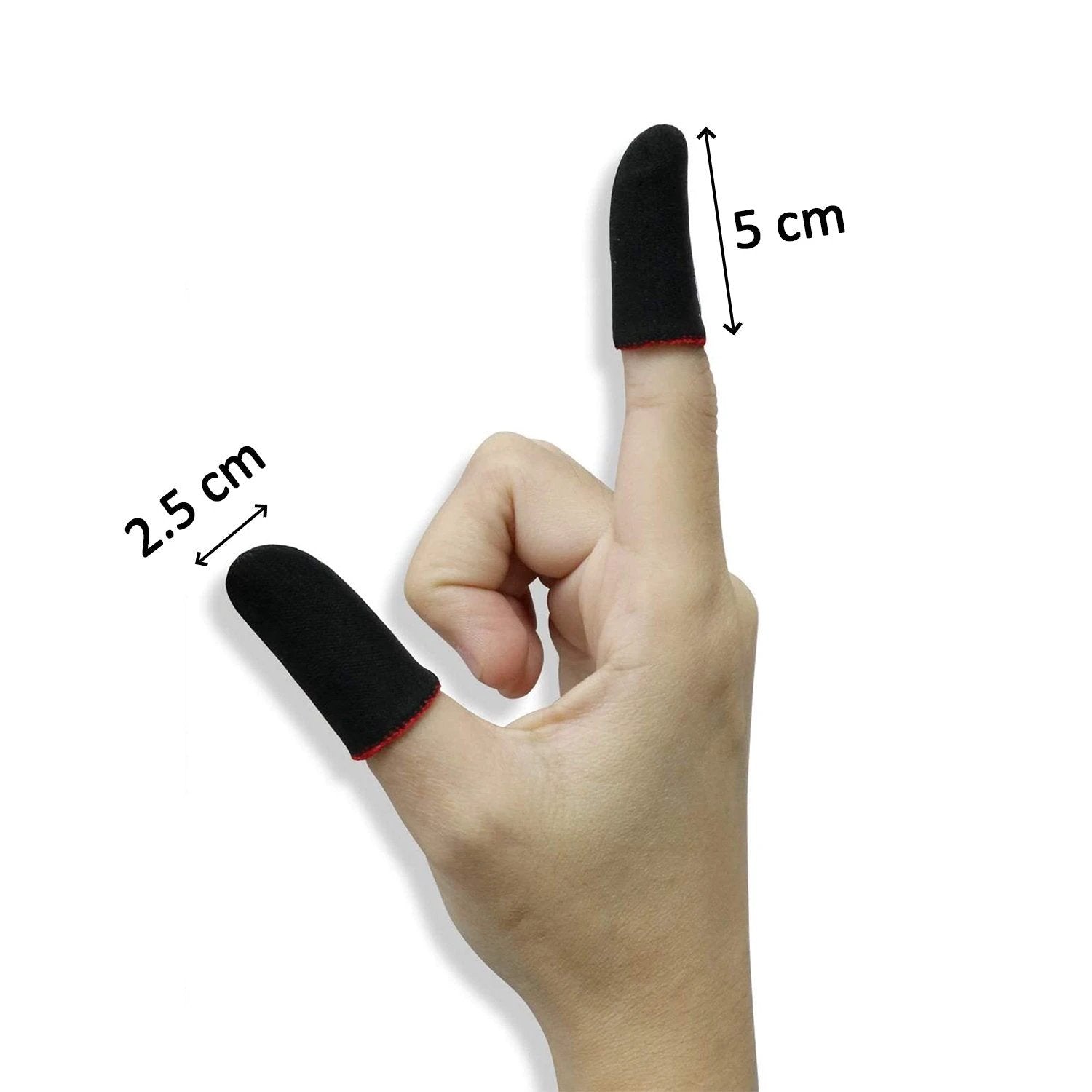 7391 Thumb Finger Sleeve For Mobile Game Pubgcodfreefire (1pair Only) by Wukusy