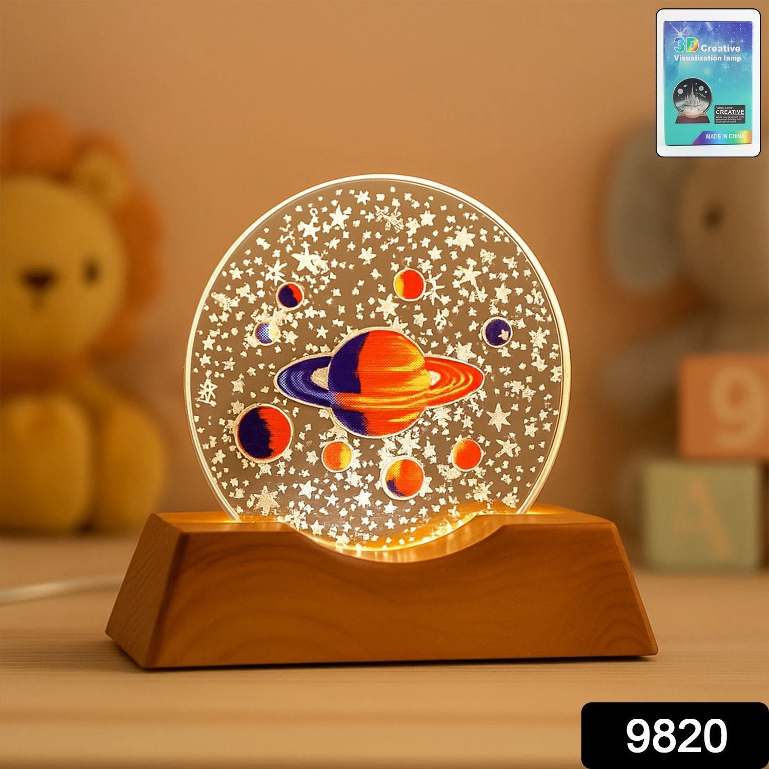 3d Creative Visualization Lamp Led Night Ligh (1 Pc) by Wukusy