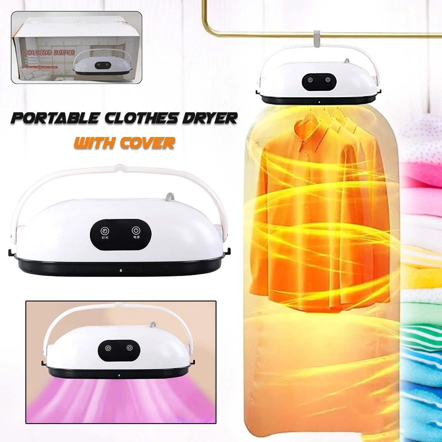 Portable Clothes Folding Dryer Portable Dryer (1 Pc) - 69kart