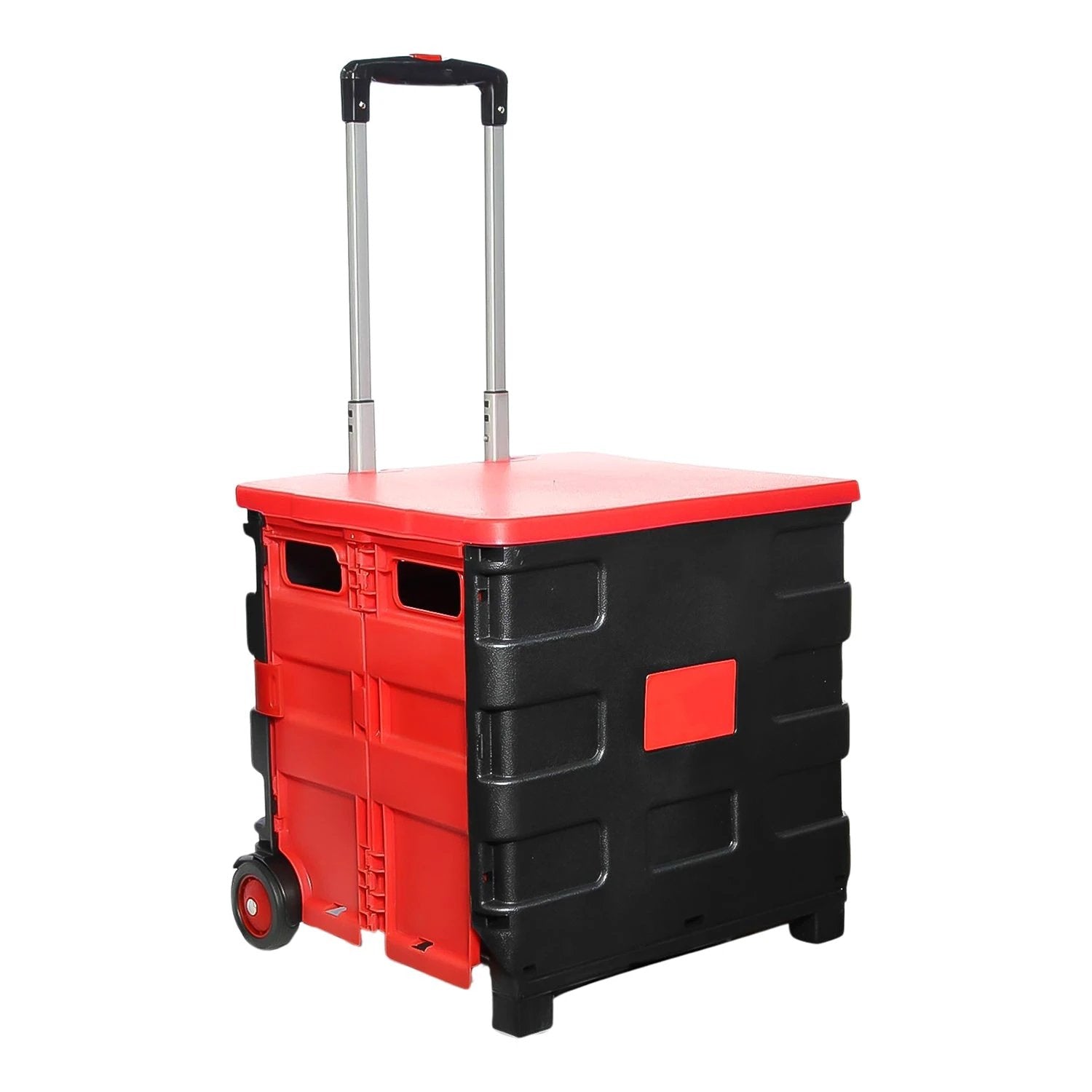 Foldable Shopping Grocery Trolley  Cart Travel Portable Food Basket (1 Pc) - 69KART
