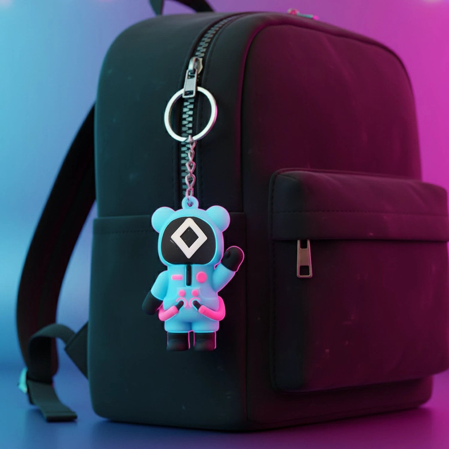 Cute Character-themed Soft Silicone Keychain (Mix Desgin  1 Pc) - 69kart