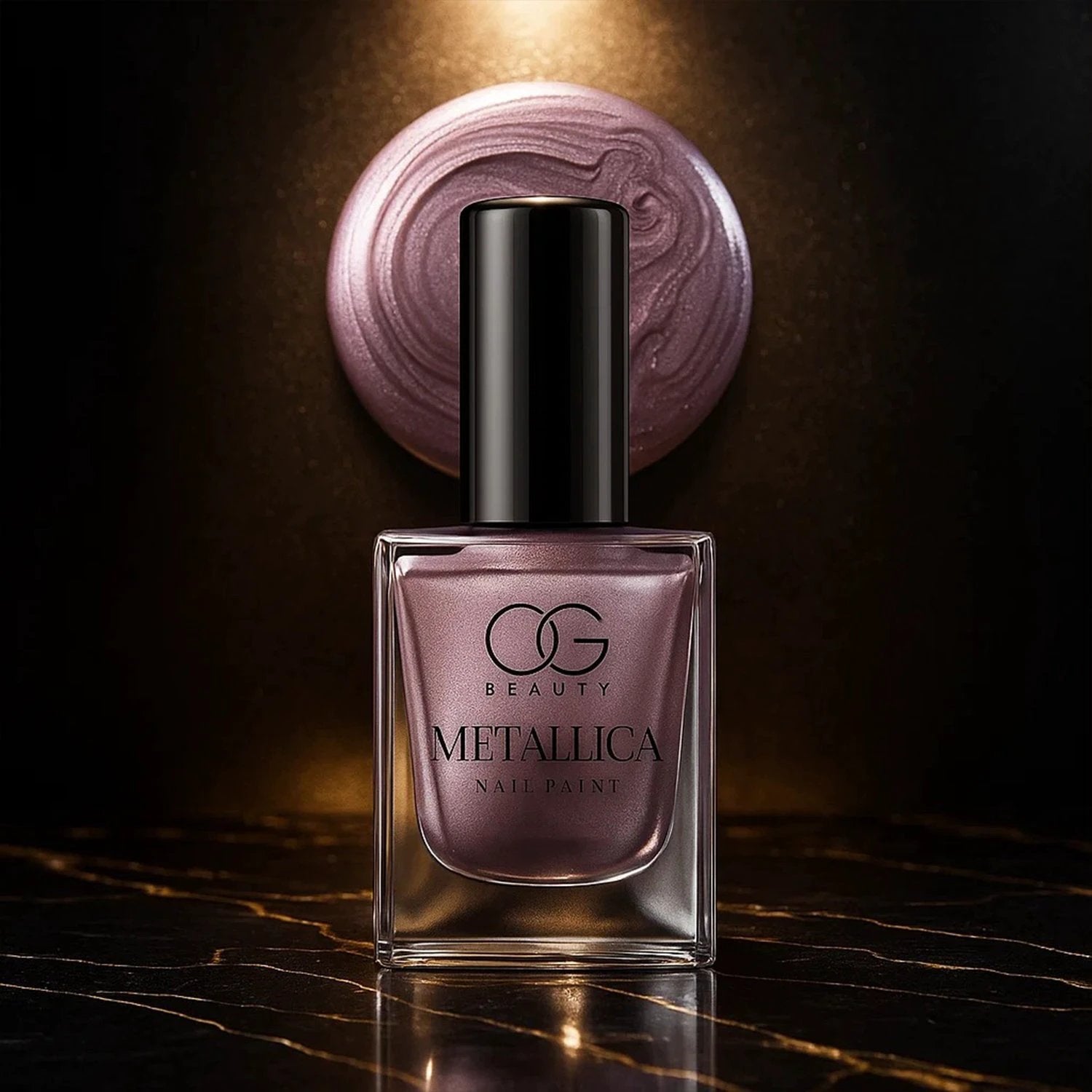 Og Beauty Premium Rose Chrome Metallica Nail Polish (1 Pc  10 Ml) - 69KART