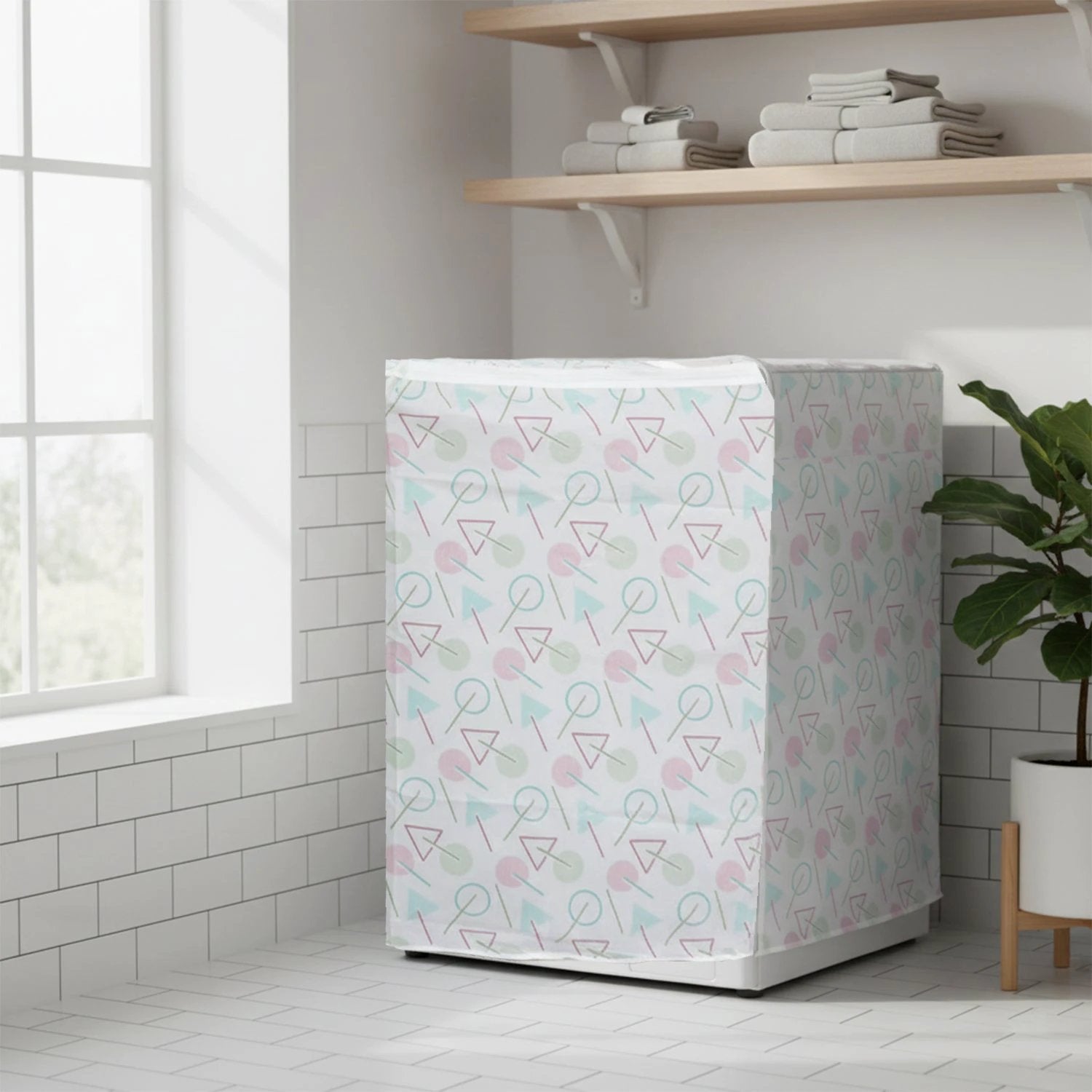 Peva Waterproof Washing Machine Dust Cover (565486 Cm 1 Pc) - 69kart