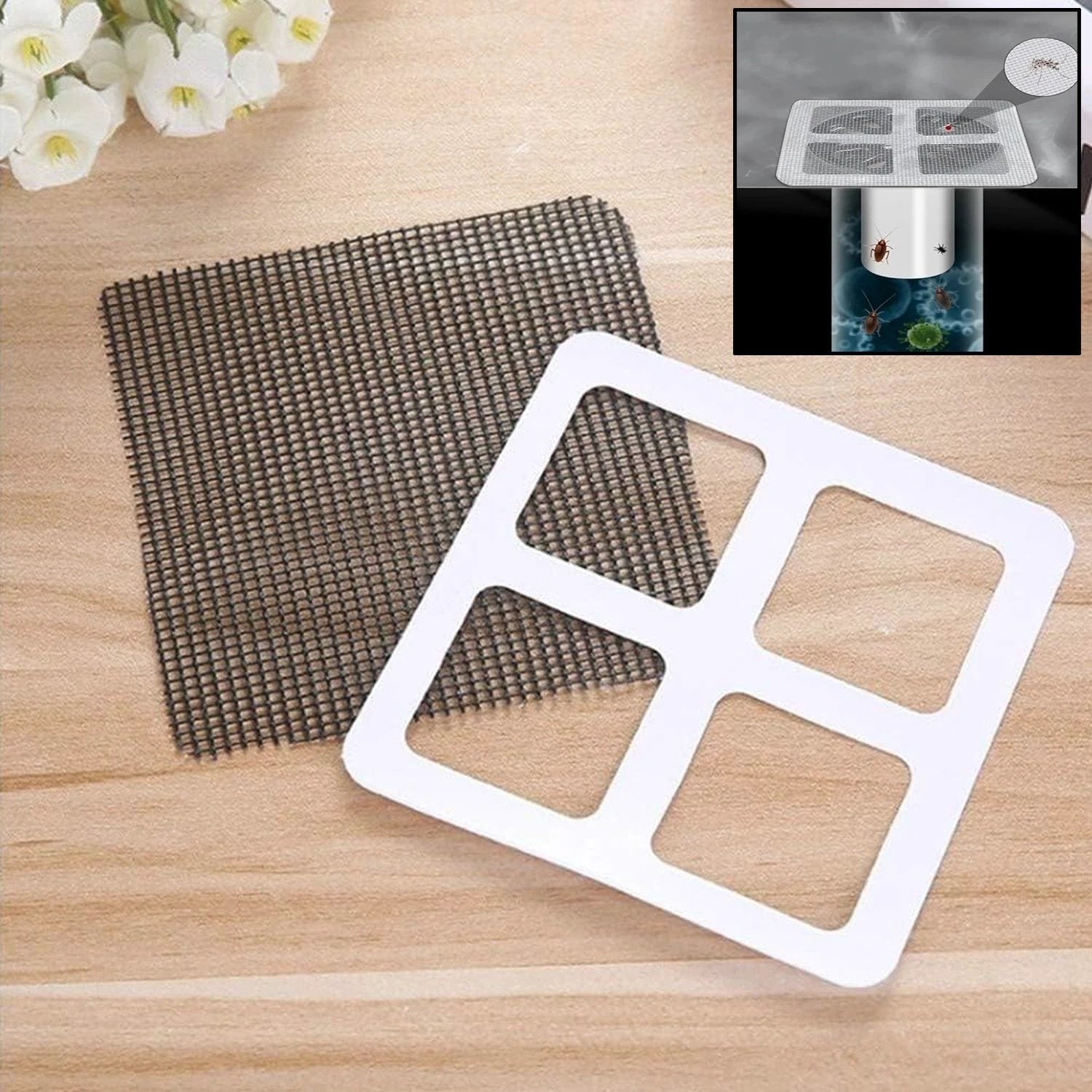 Window Screen Repair Tape (1 Pc 4 4 Inch) by Wukusy