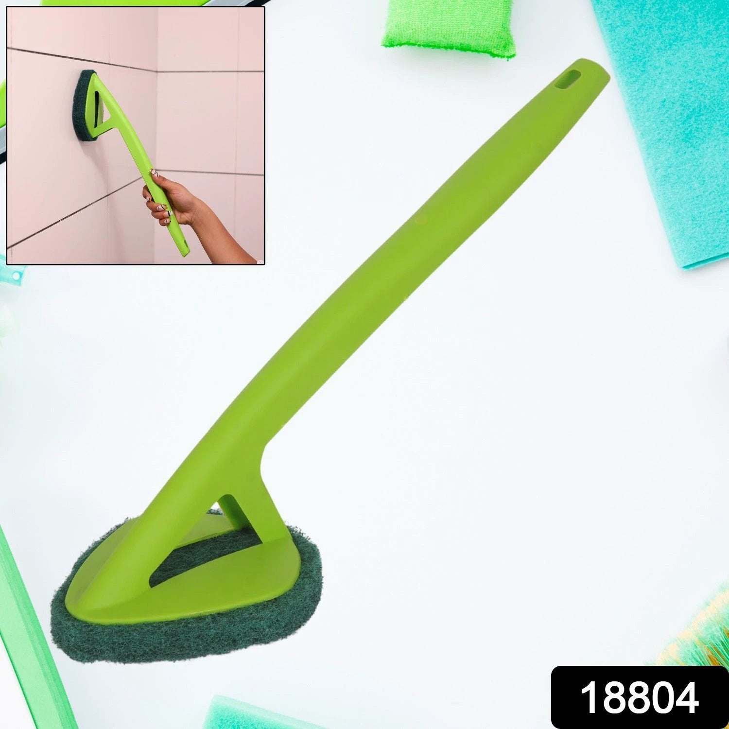 Scrubber Hockey With Long Handle (1 Pc) - 69KART