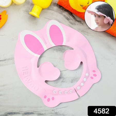 Adjustable Bunny Ear Baby Shower Cap
