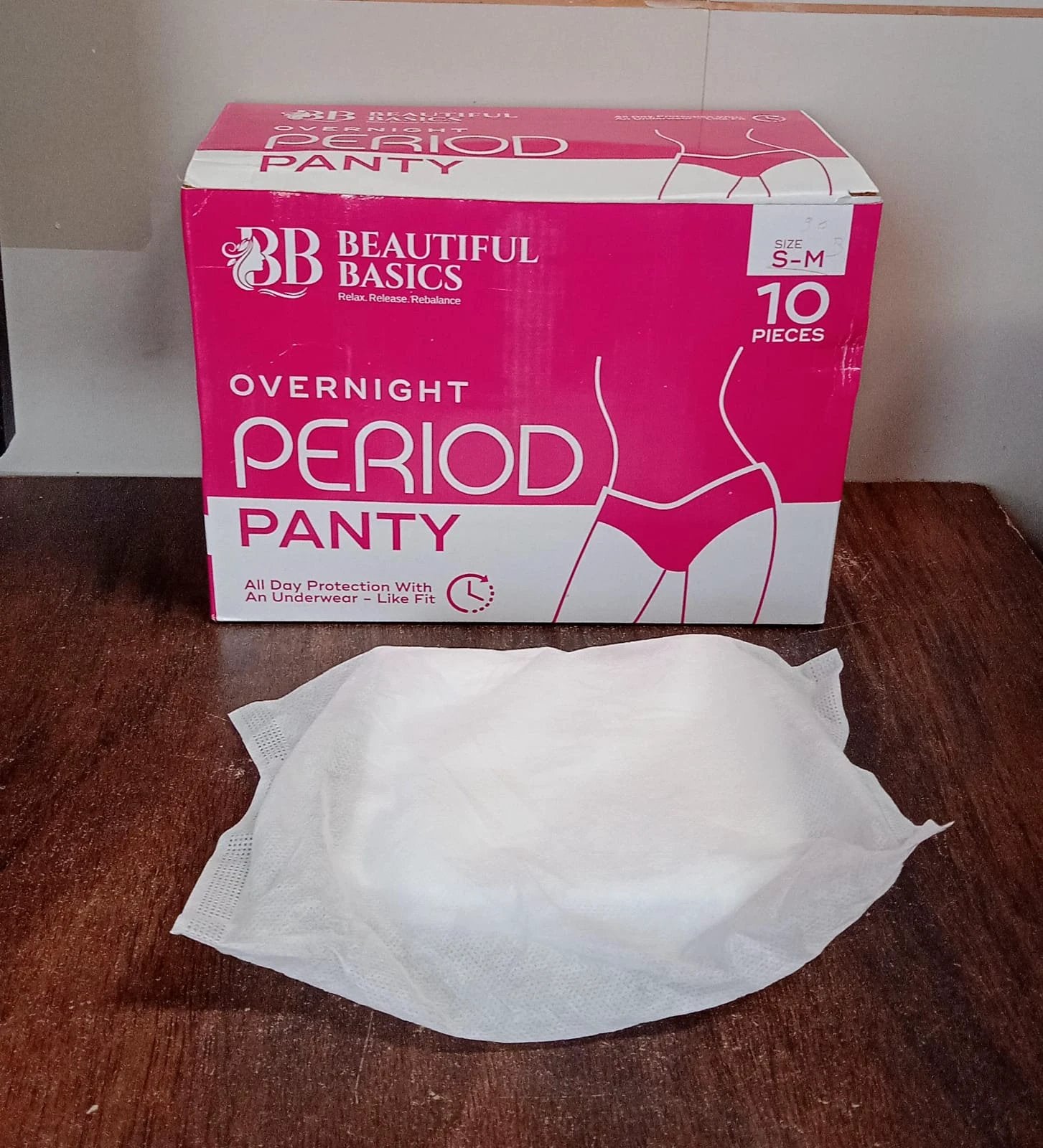 Womens Emergency Kit Travel Kit- Includes Seamless Underwear Pantyliner Feminine Hygiene Sachet First Period Kit (10 Pcs) - 69KART