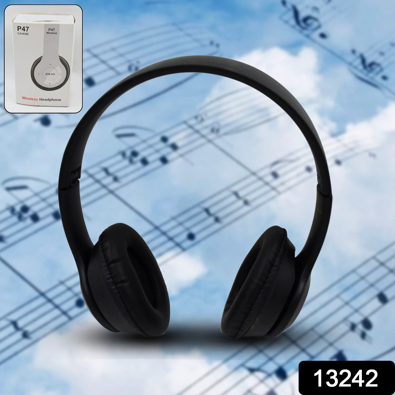 Foldable Wireless Headphone With Calling Function (1 Pc) by Wukusy