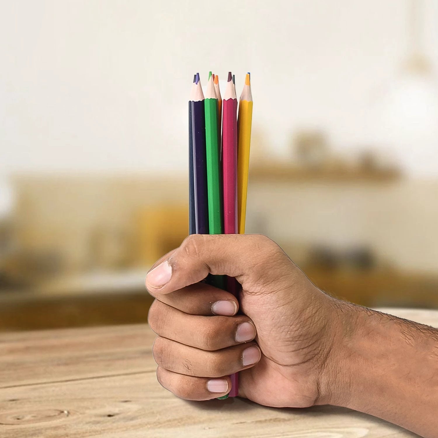 Art Drawing  Wooden Pencils Color (12 Pcs Set) - 69KART