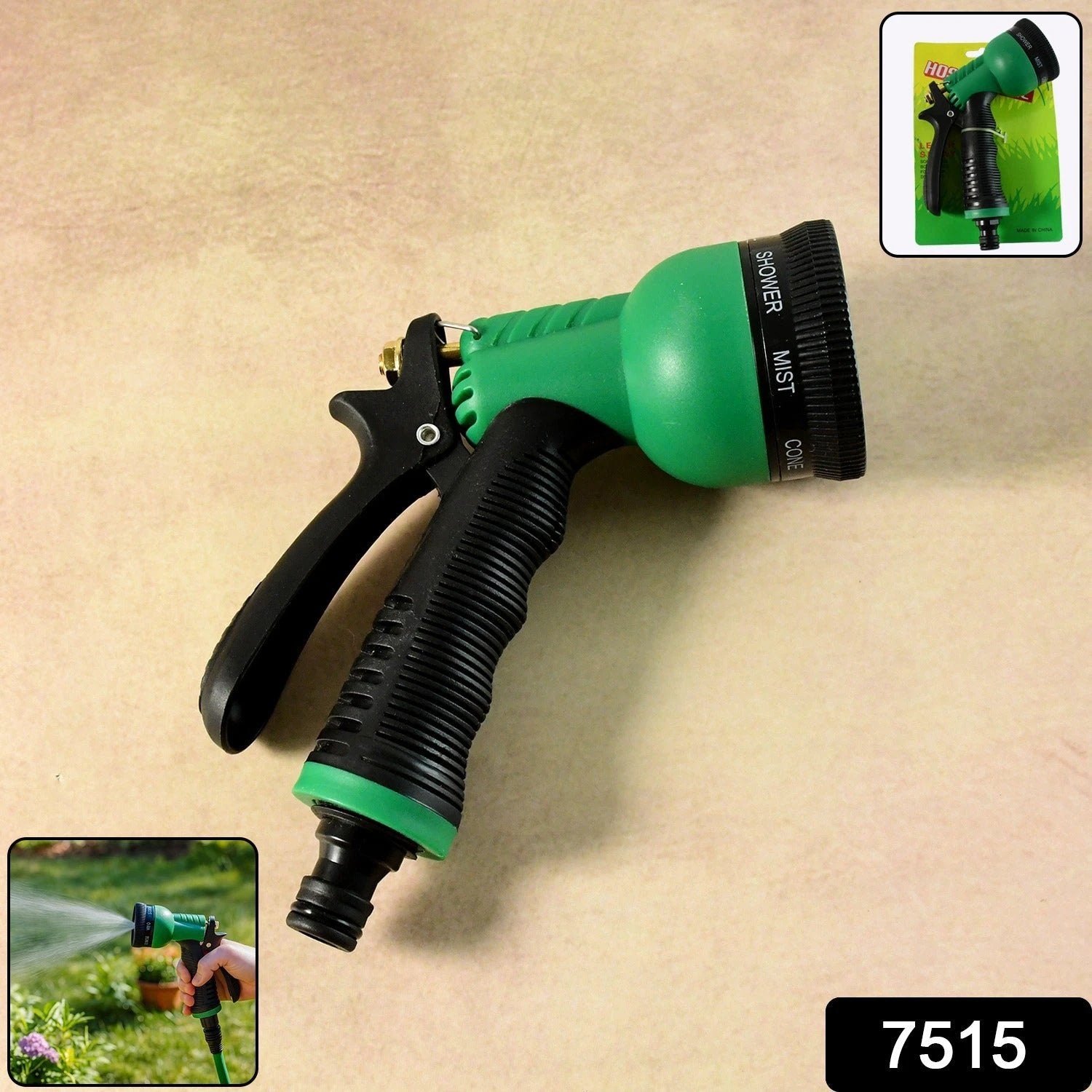 Multi-pattern Garden Hose Spray Nozzle (1 Pc) - 69KART