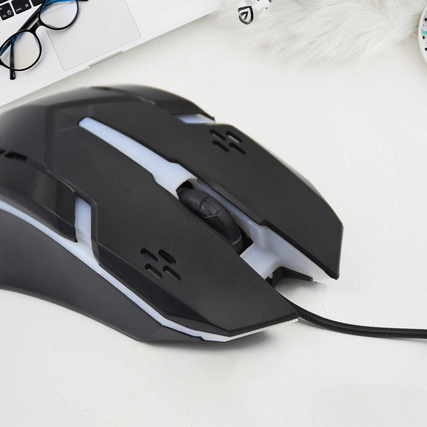 Computer  Laptop Usb Wired Optical Mouse (1 Pc) - 69KART